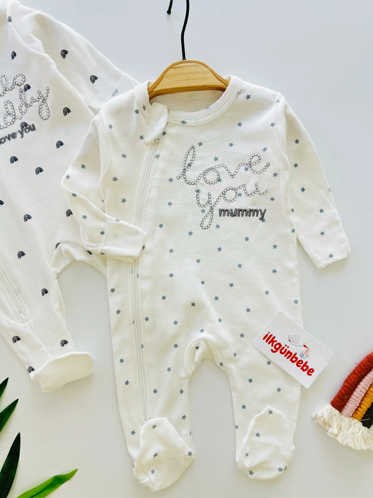 Love You Family %100 Pamuk 2’li Tulum Set