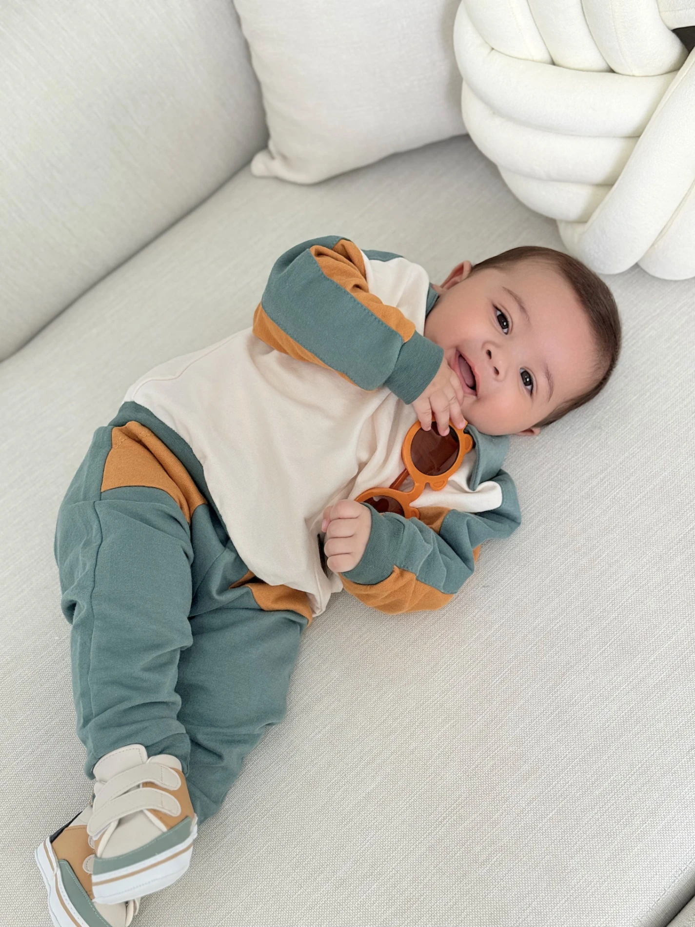 Cool Baby Polo Yaka %100 Pamuk 2’li Takım