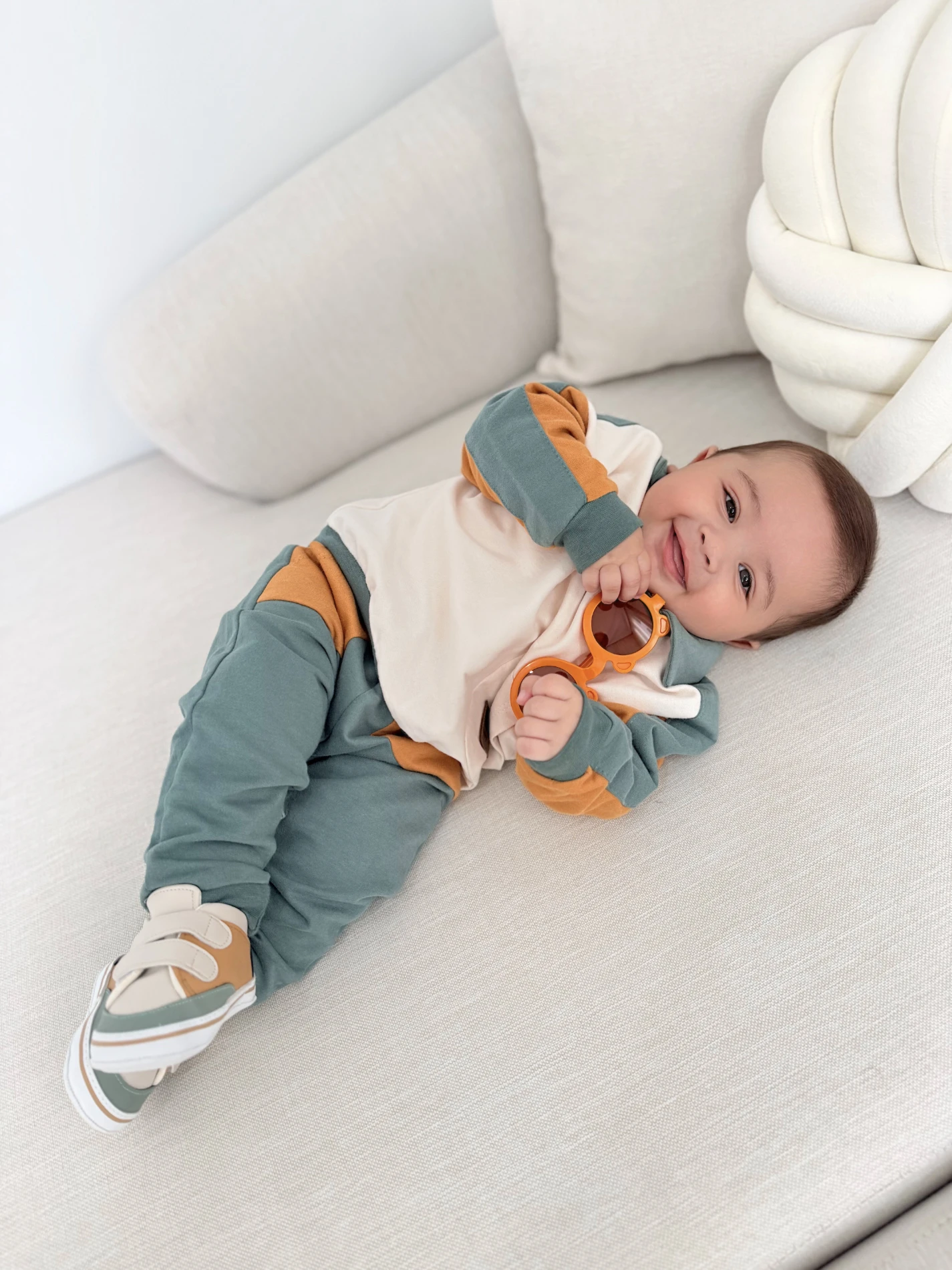Cool Baby Polo Yaka %100 Pamuk 2’li Takım