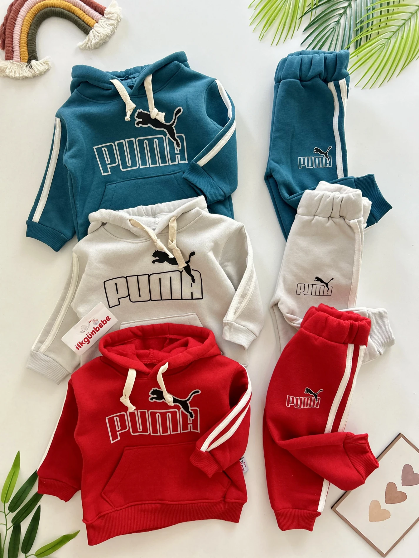 3 İp İçi Şardonlu Kışlık Marka 2’li Takım