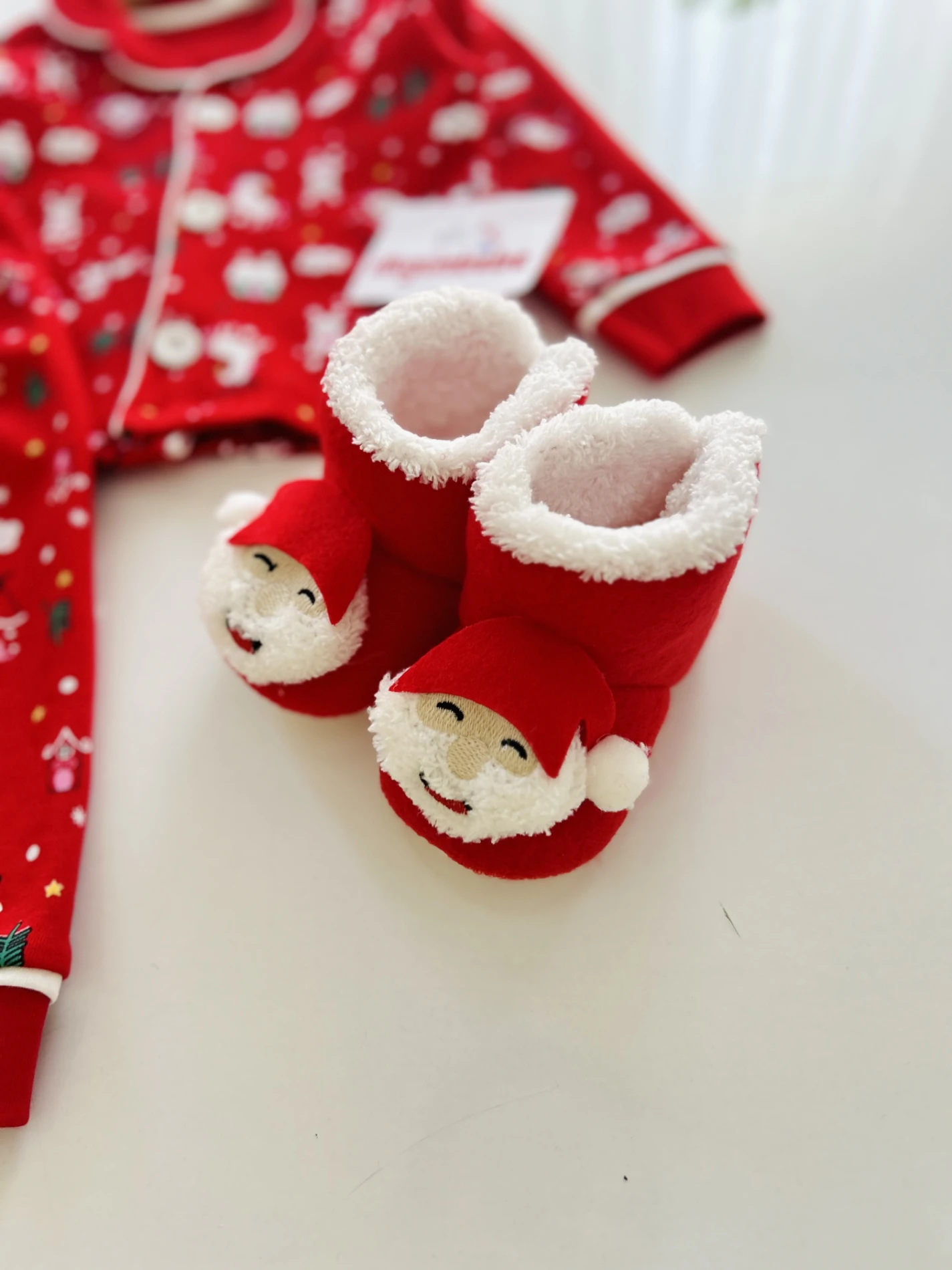 Bebe Yaka Yılbaşı Temalı %100 Pamuk 2’li Takım