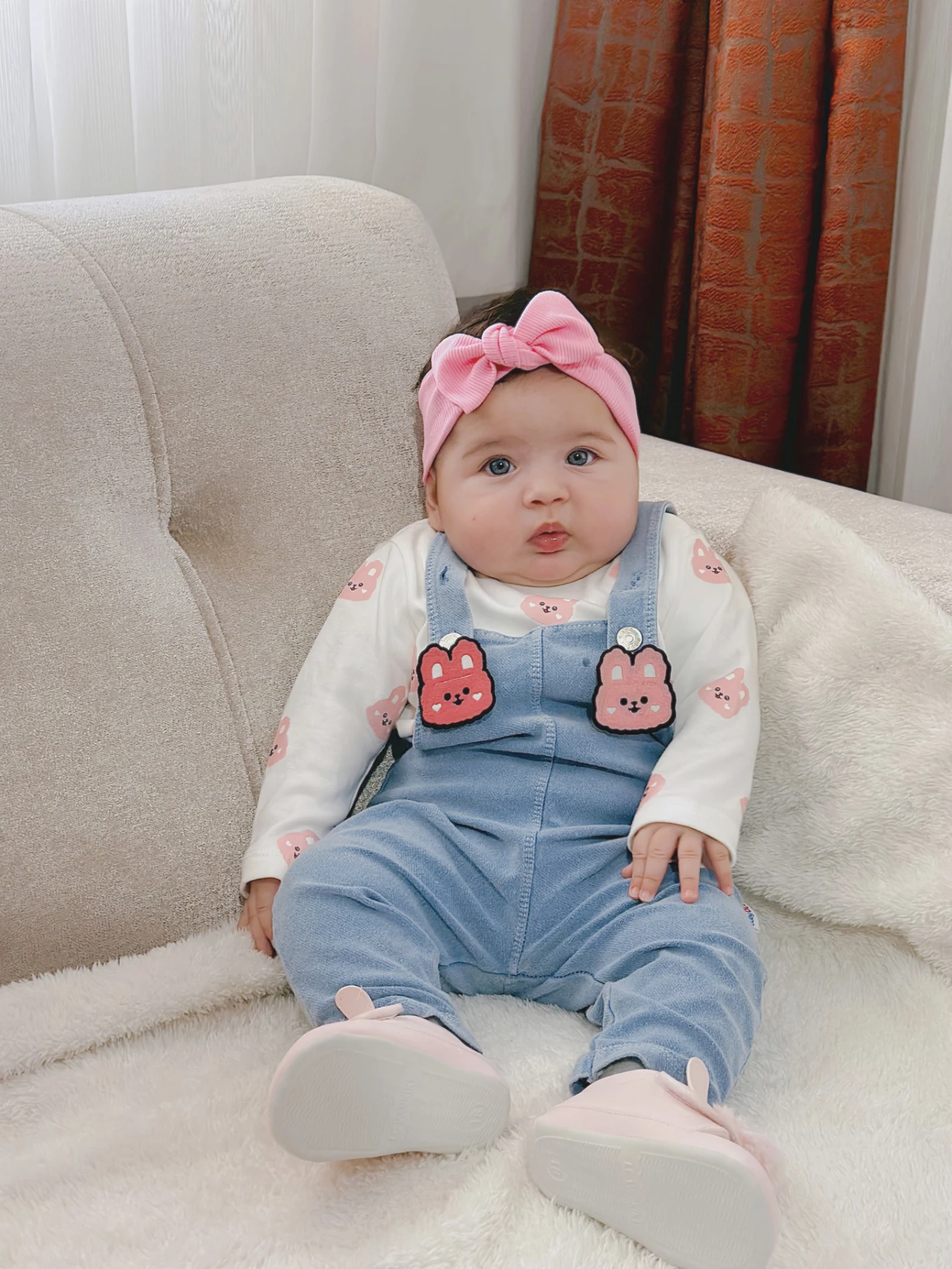 Sevimli Figür Desenli %100 Pamuk Likralı 2’li Takım