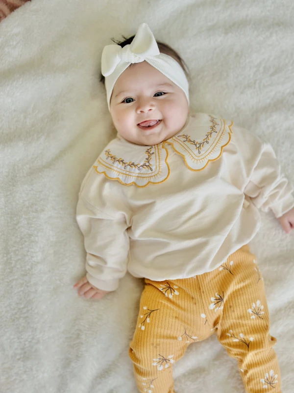 Vintage Yaka Taytlı 2’li Takım