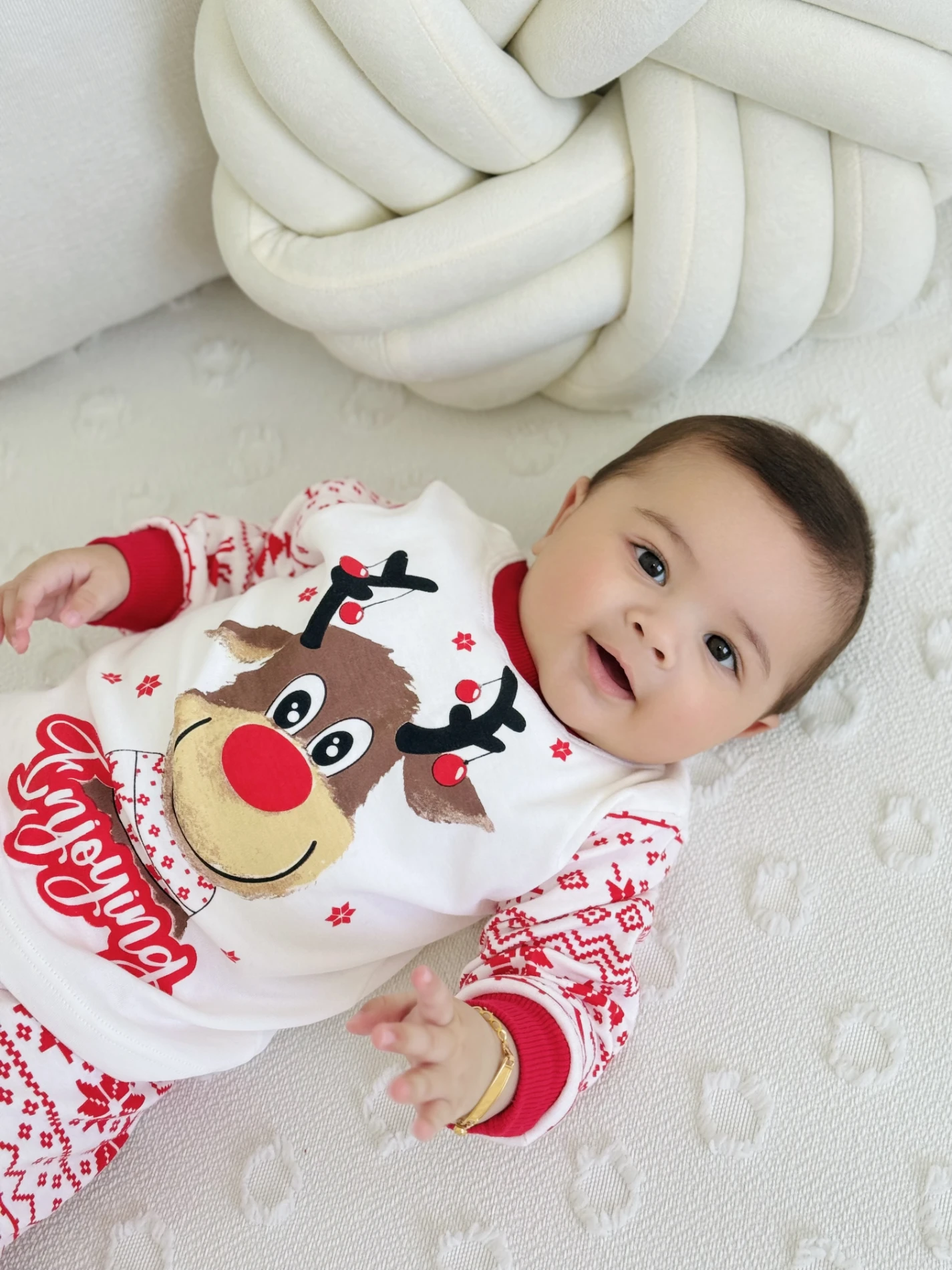 Geyik Desenli Unisex Mevsimlik Takım 