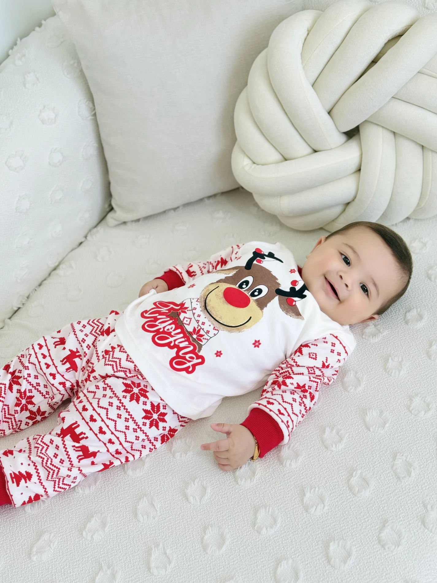 Geyik Desenli Unisex Mevsimlik Takım 