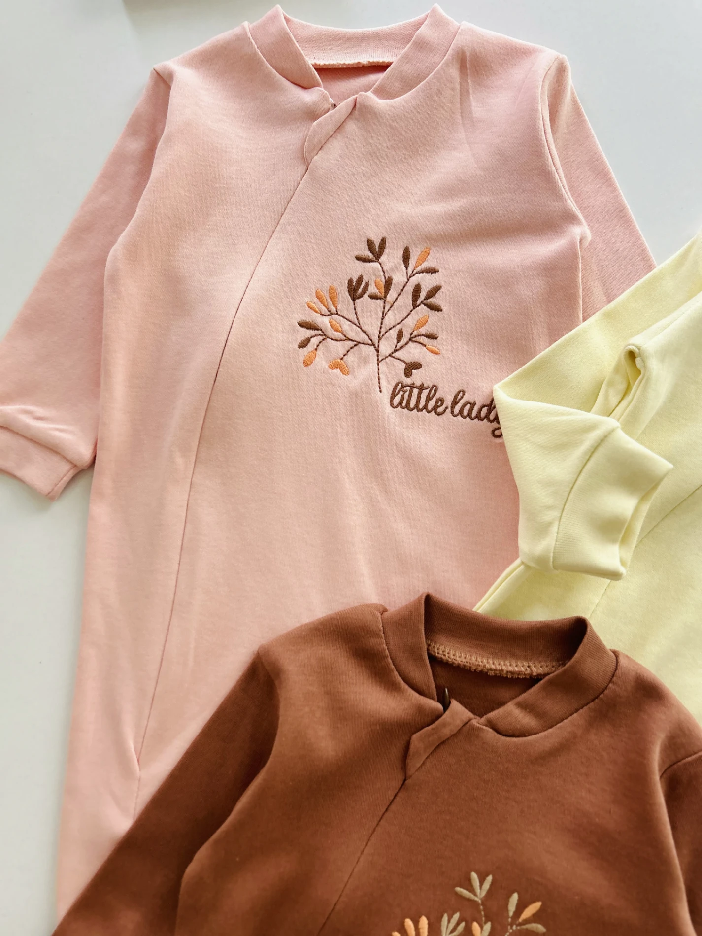 Little Lady %100 Pamuk Fermuarlı Tulum