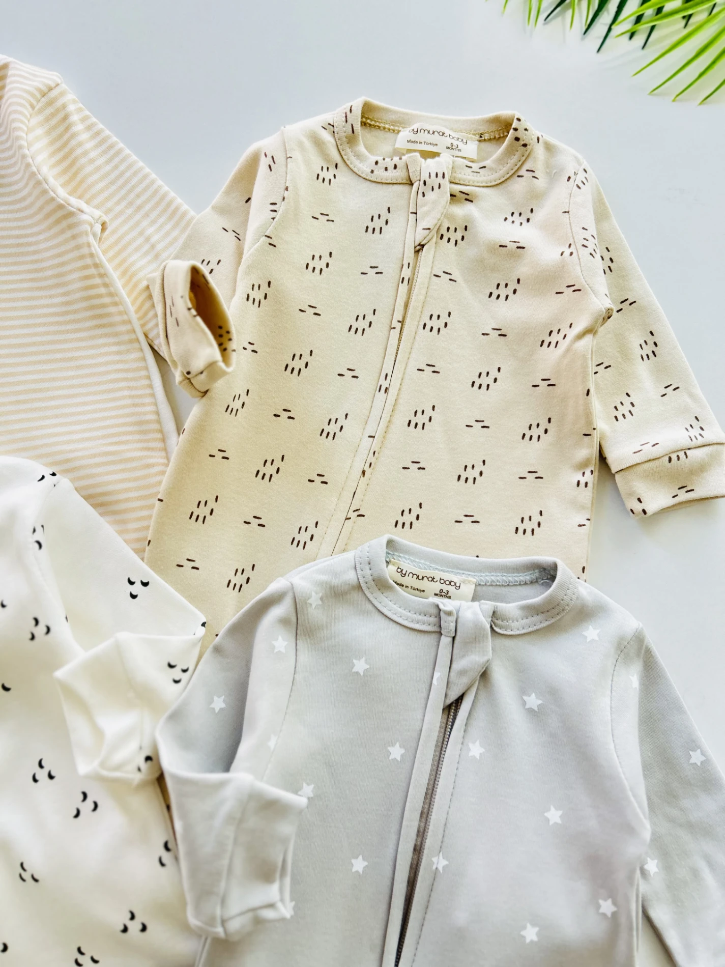 Basic Soft %100 Pamuk 4 Parça Tulum Set