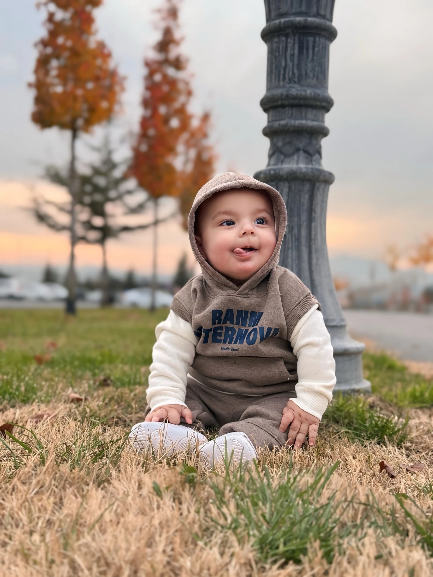 3 İp Şardonlu Spor Sweatli 2’li Takım