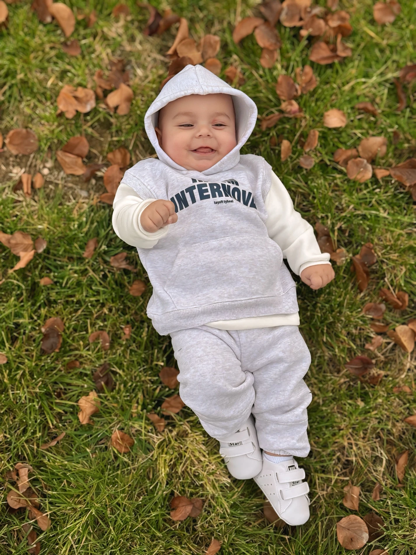 3 İp Şardonlu Spor Sweatli 2’li Takım