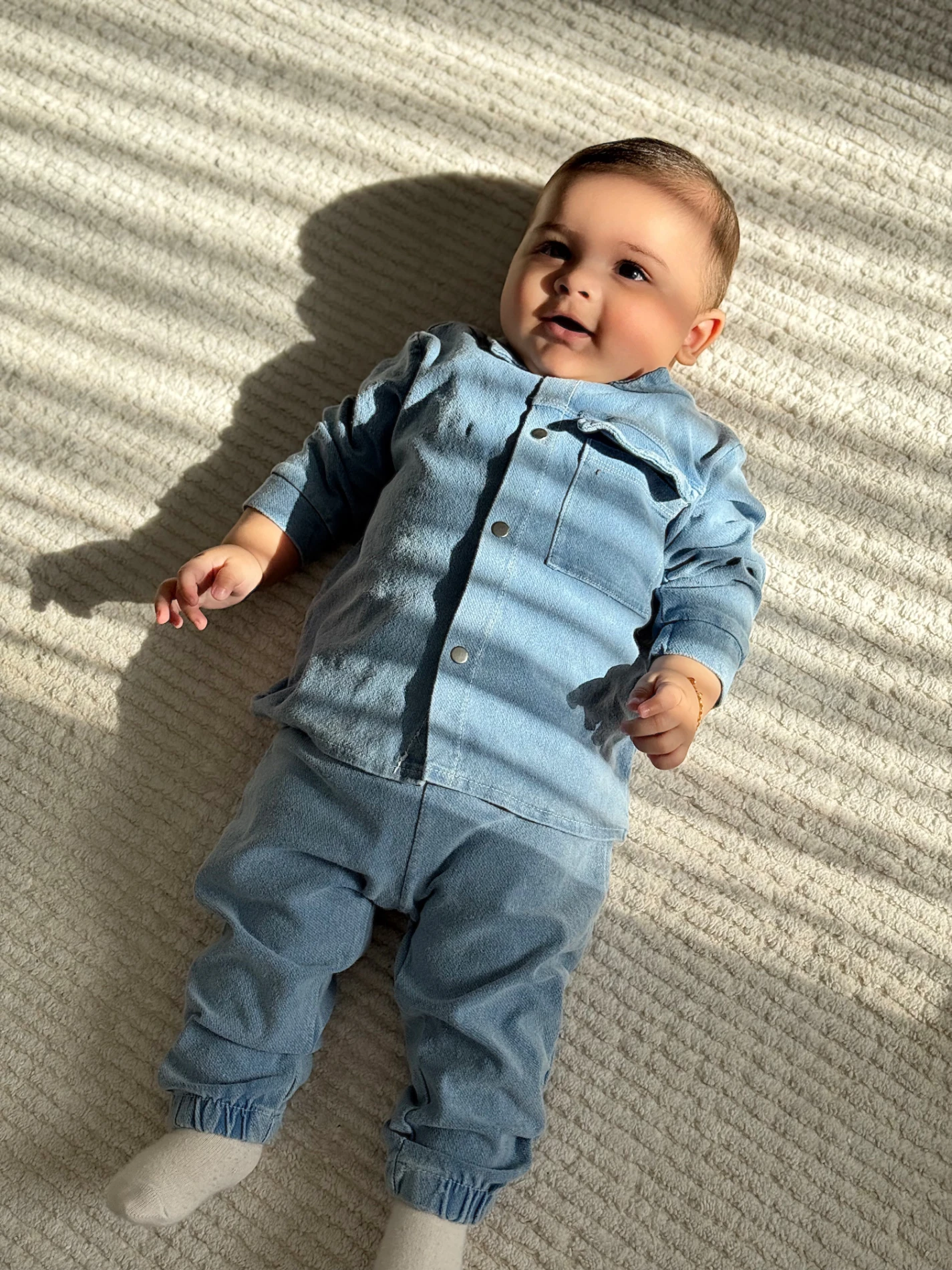 Cep Detaylı Denim Likralı Esnek Kot 2’li Takım