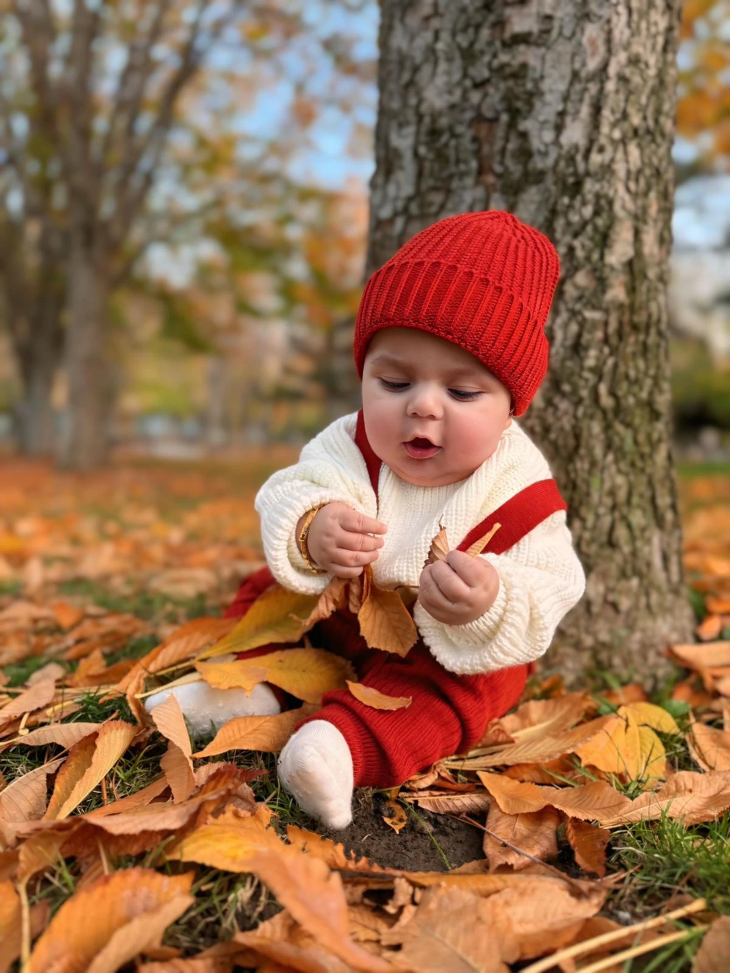 Selanik Örgüsü Triko Kazaklı Triko Taytlı Bereli 3’lü Takım