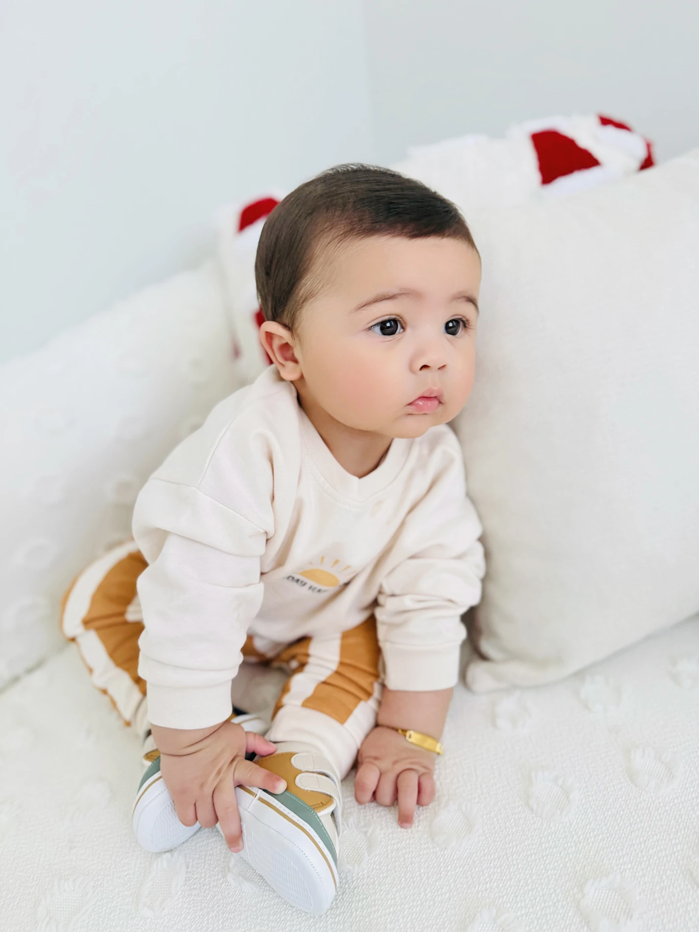 Sunday Happy Day Çizgili %100 Pamuk 2’li Takım 