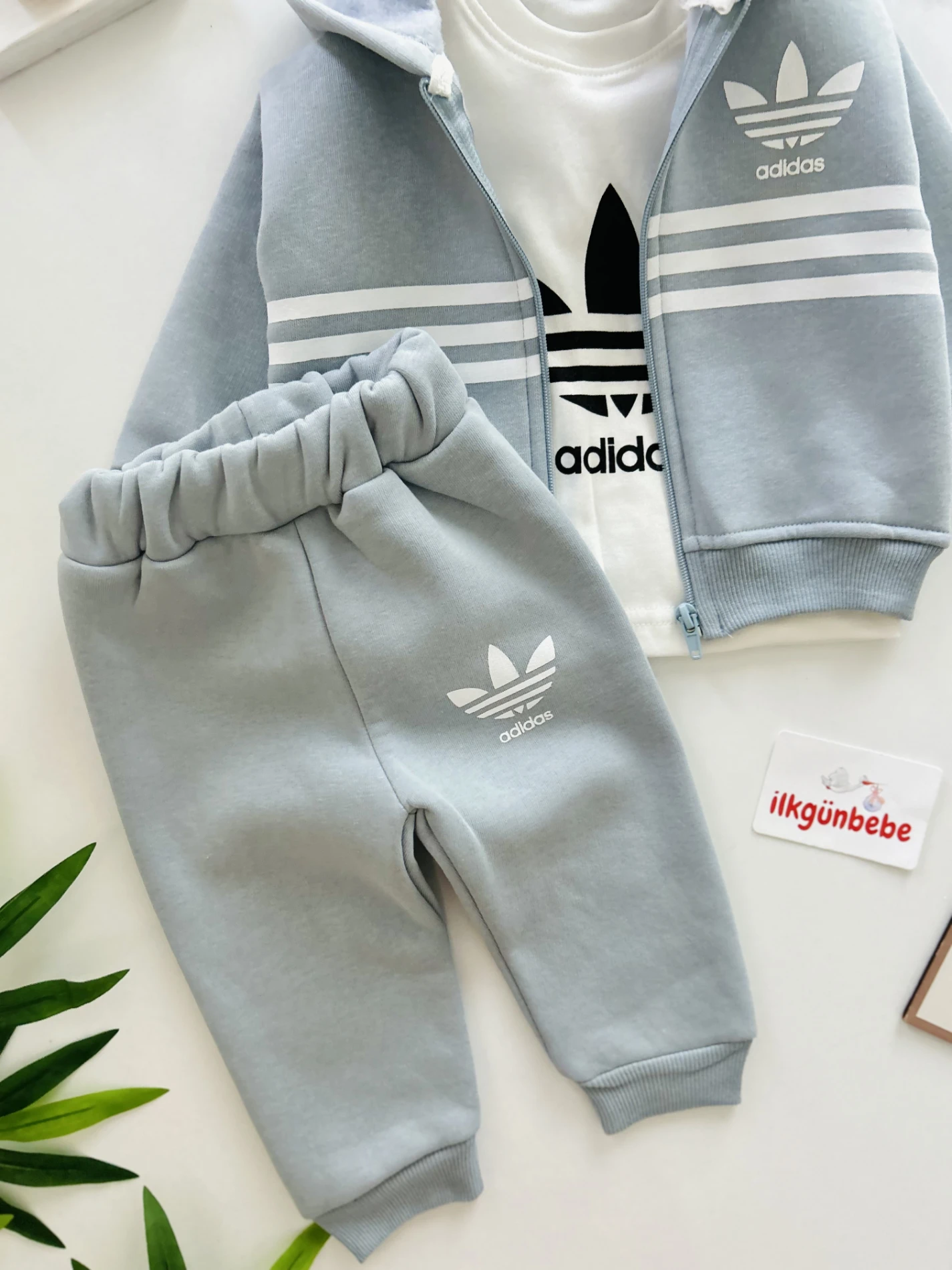 Marka 3 İp Şardonlu Kışlık Premium Kalite 3’lü Takım