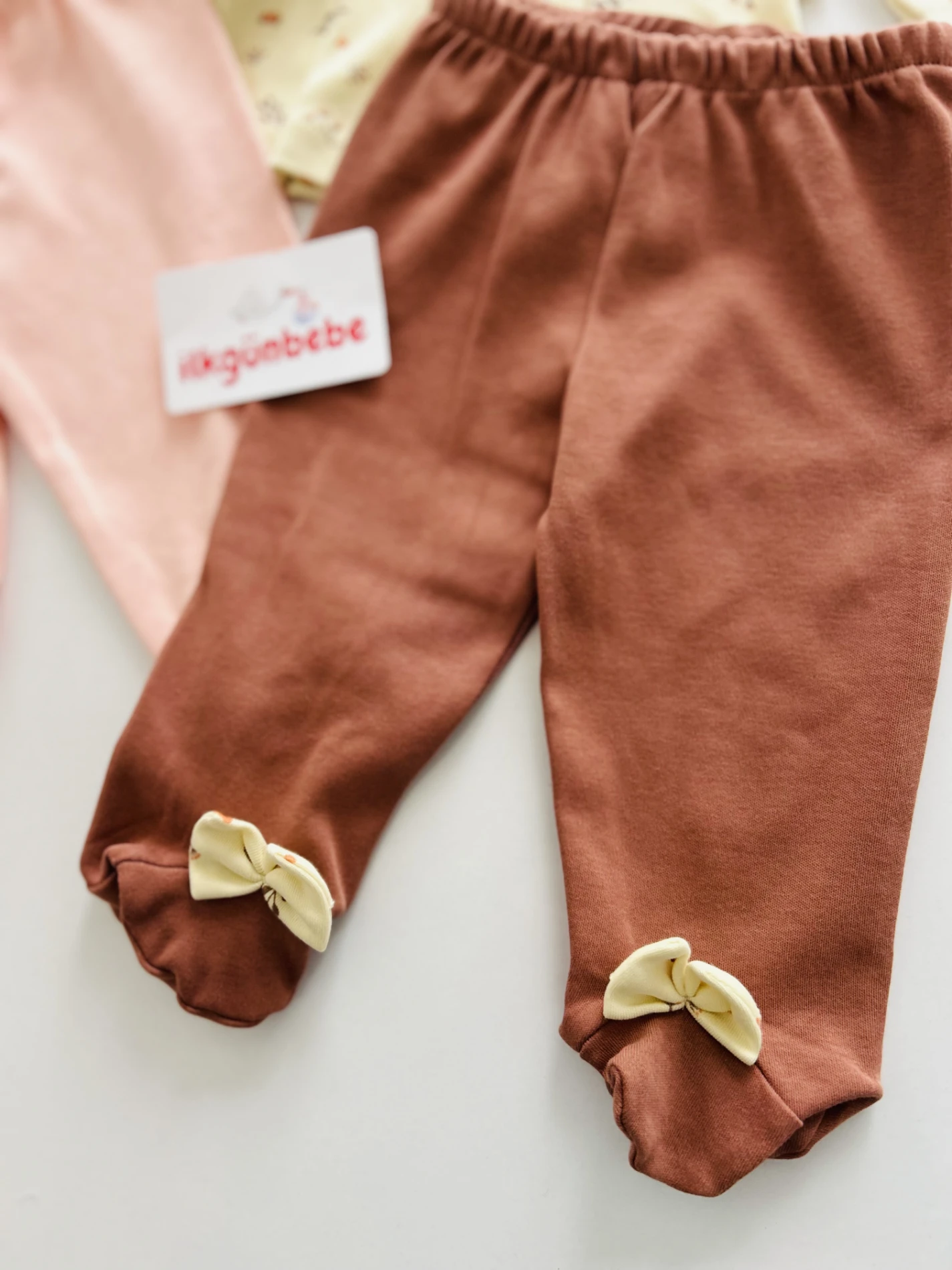 Fiyonk Detaylı %100 Pamuk 2’li Takım