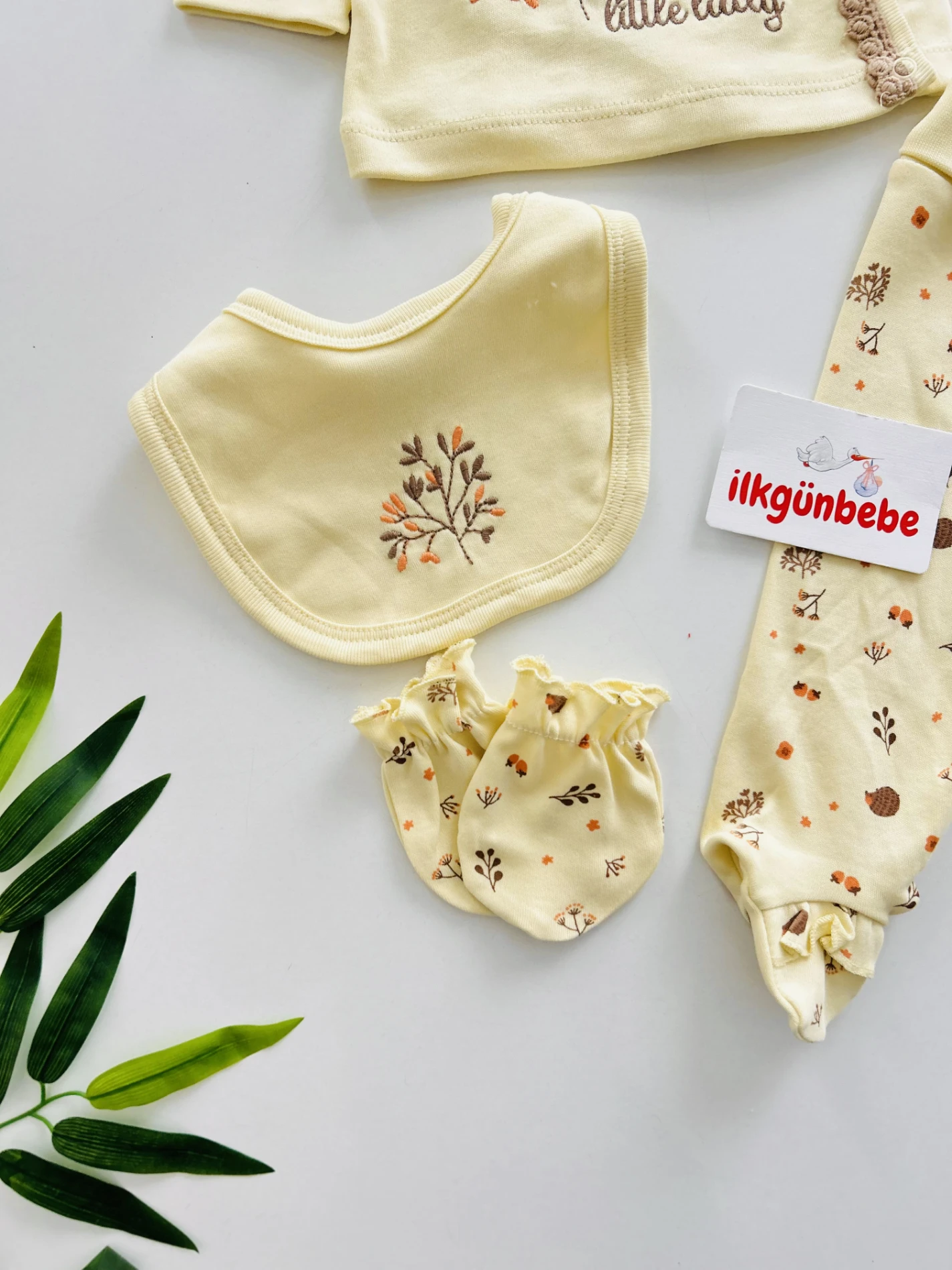 Little Lady %100 Pamuk 5 Parça Yenidoğan Set