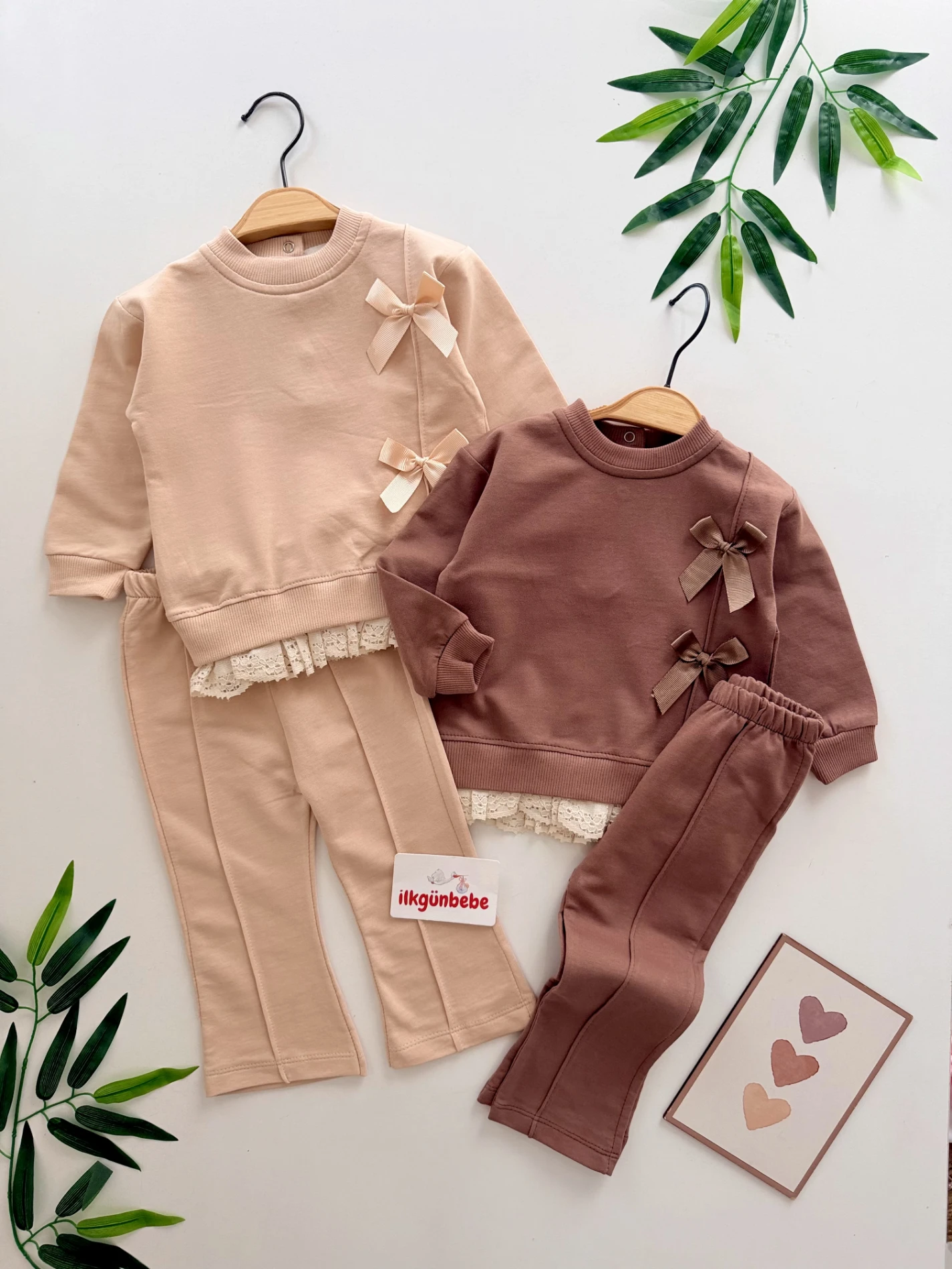 Çift Fiyonklu İspanyol Pantalonlu Mevsimlik Takım