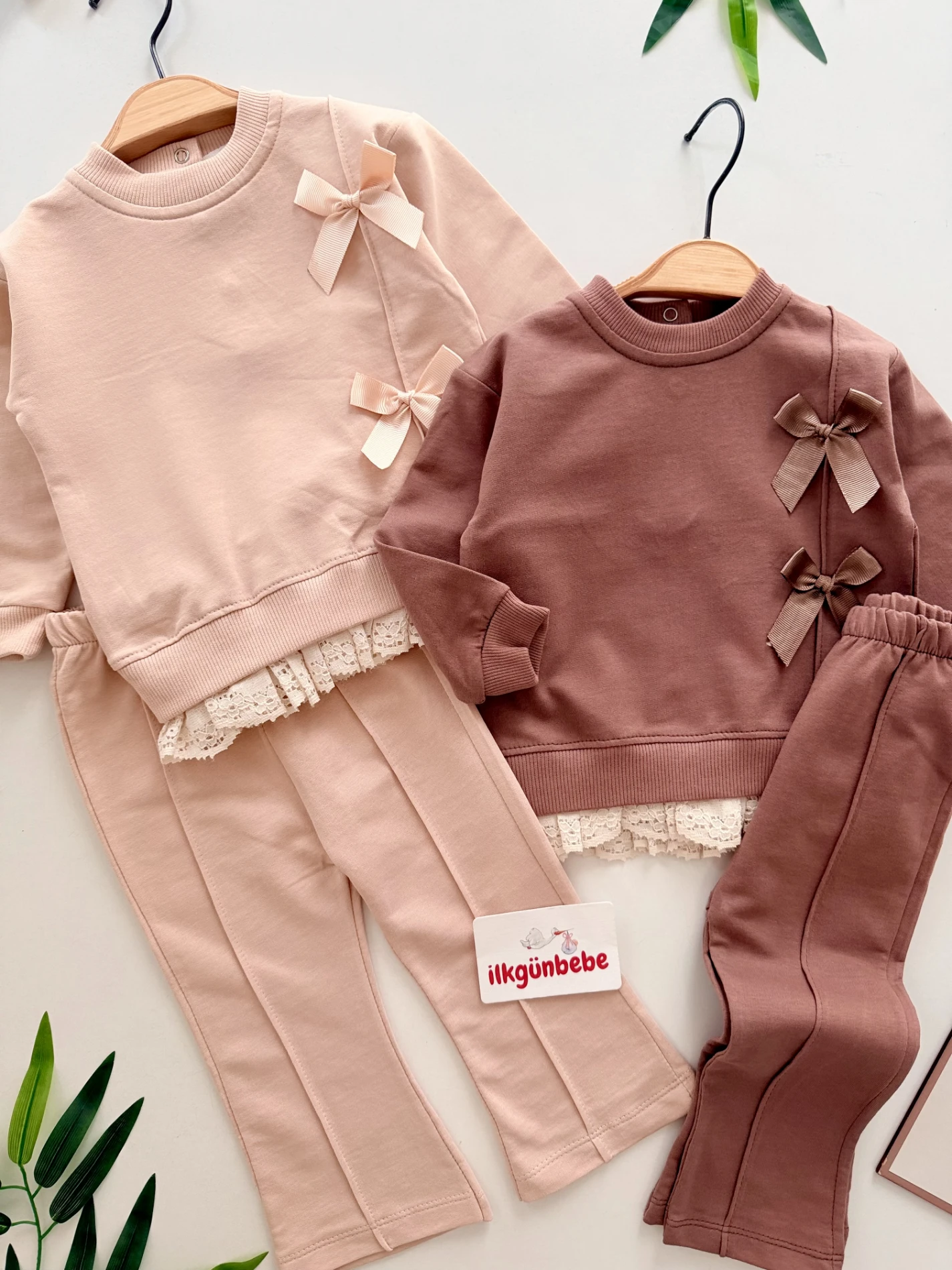 Çift Fiyonklu İspanyol Pantalonlu Mevsimlik Takım