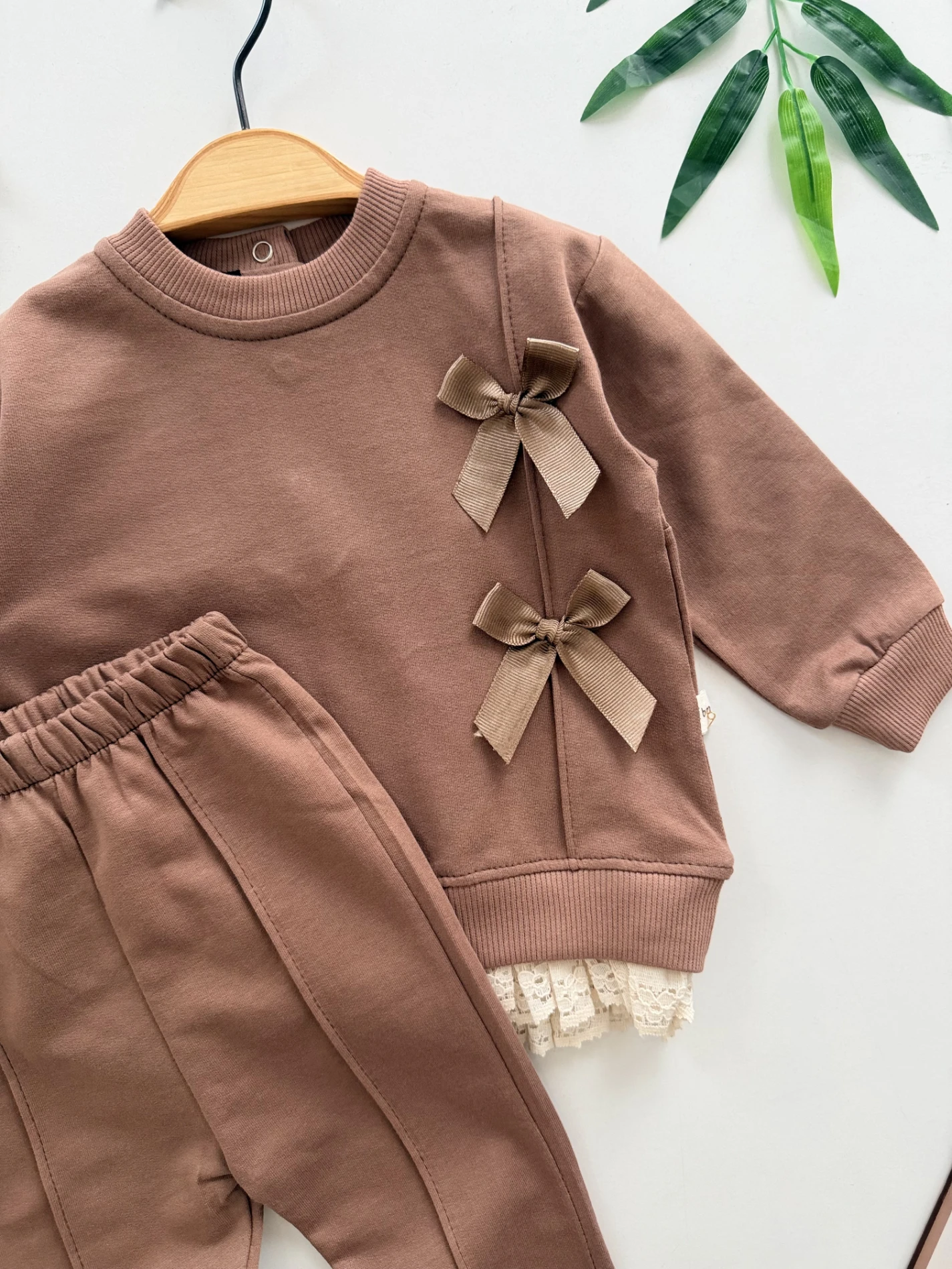 Çift Fiyonklu İspanyol Pantalonlu Mevsimlik Takım