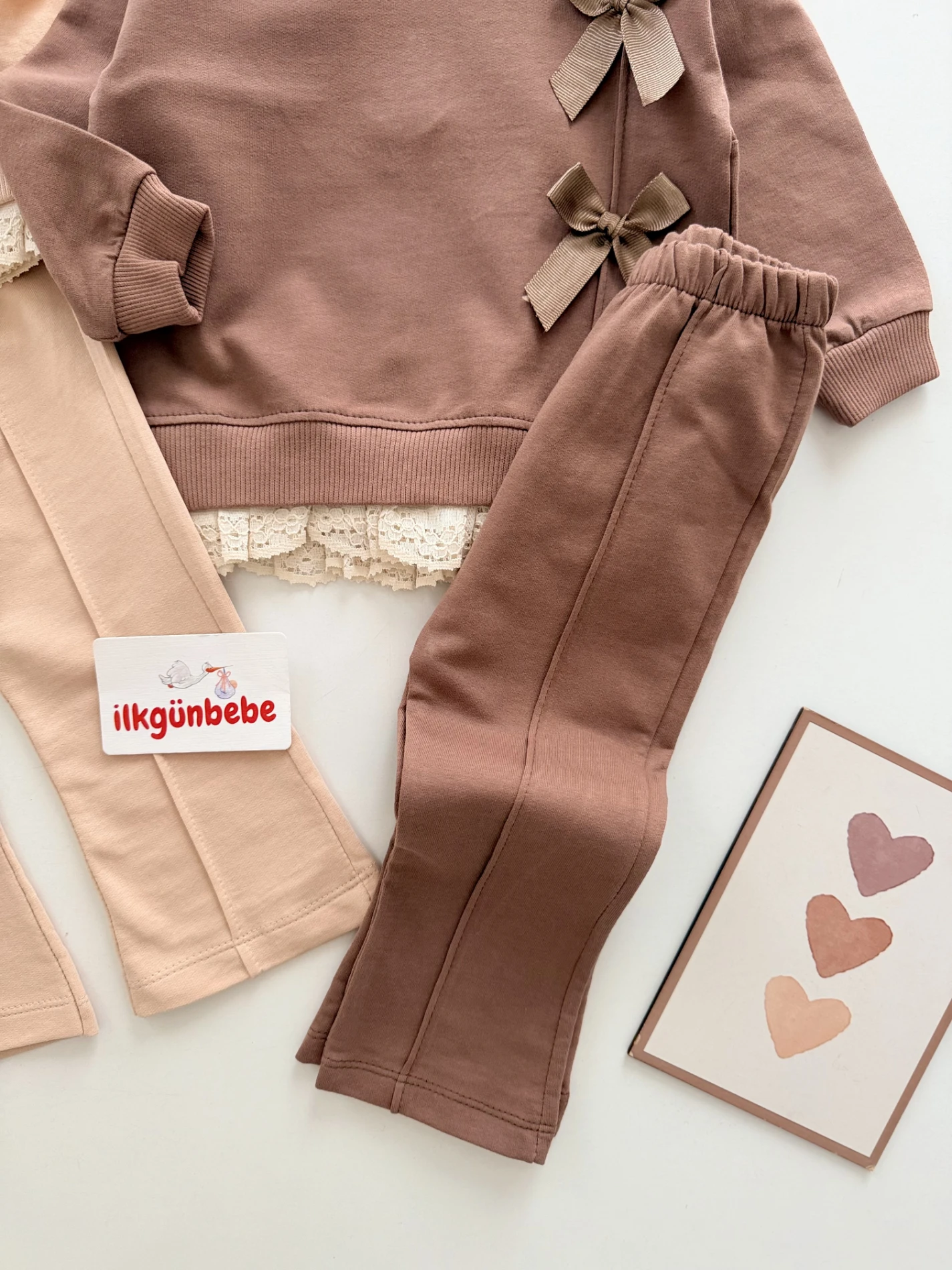 Çift Fiyonklu İspanyol Pantalonlu Mevsimlik Takım