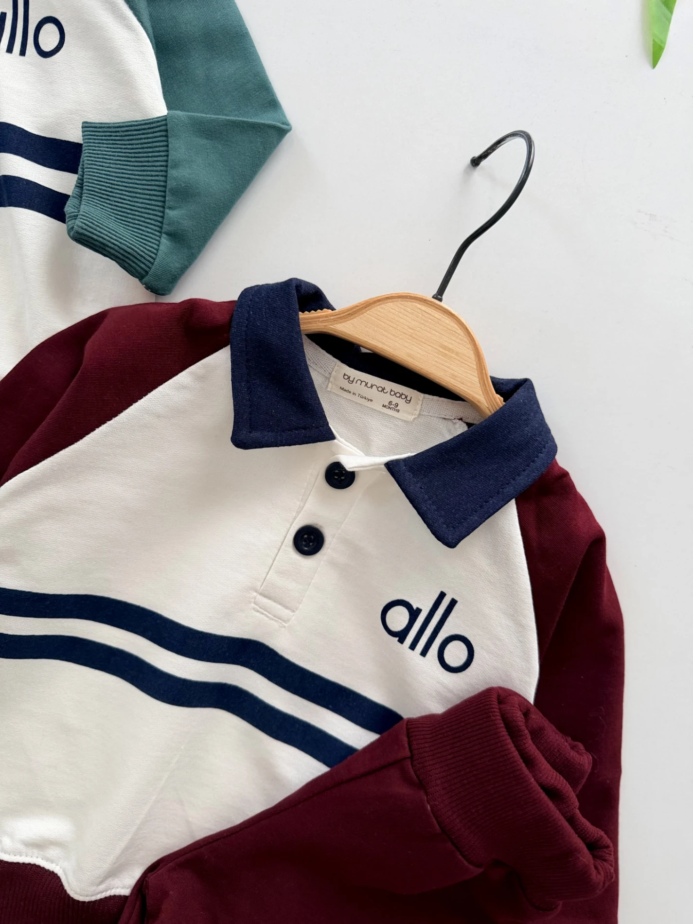 Allo Çizgili %100 Pamuk Mevsimlik Takım
