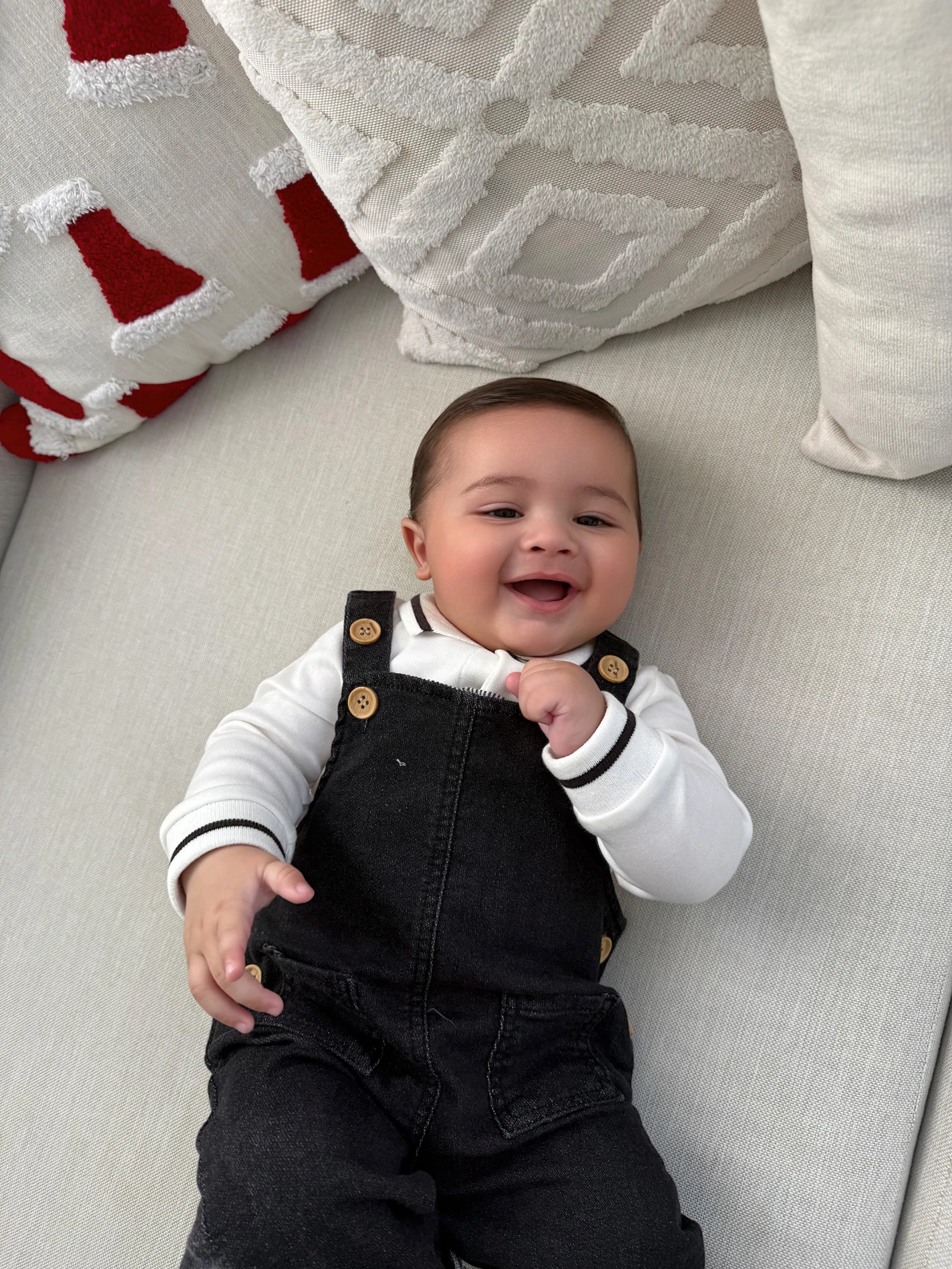 Polo Yaka Sweatshirt Kot Likralı Salopetli 2’li Takım