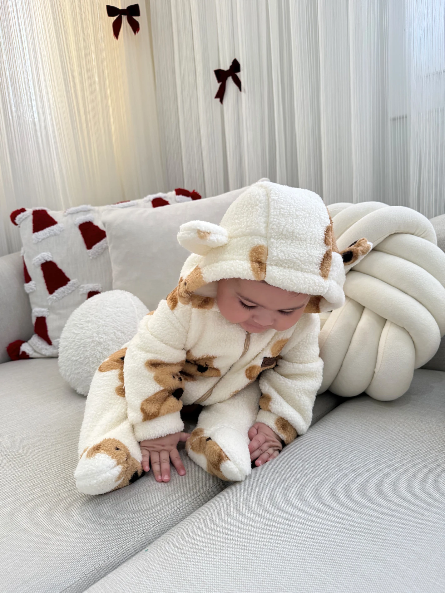 Teddy Bear Astarlı Unisex Welsoft Tulum