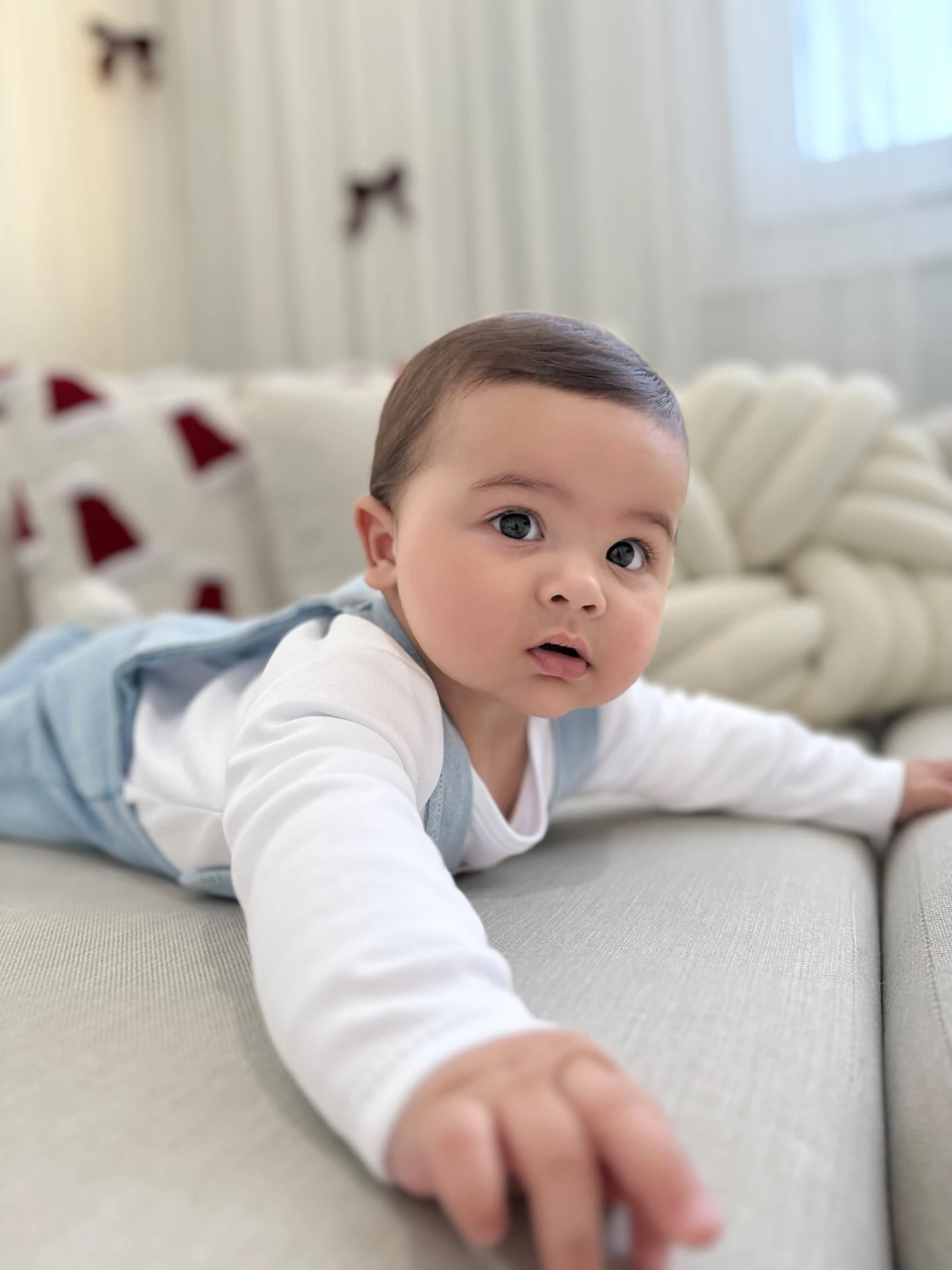 Bear Cep Detaylı Likralı Esnek Kumaş 2’li Salopet Takım