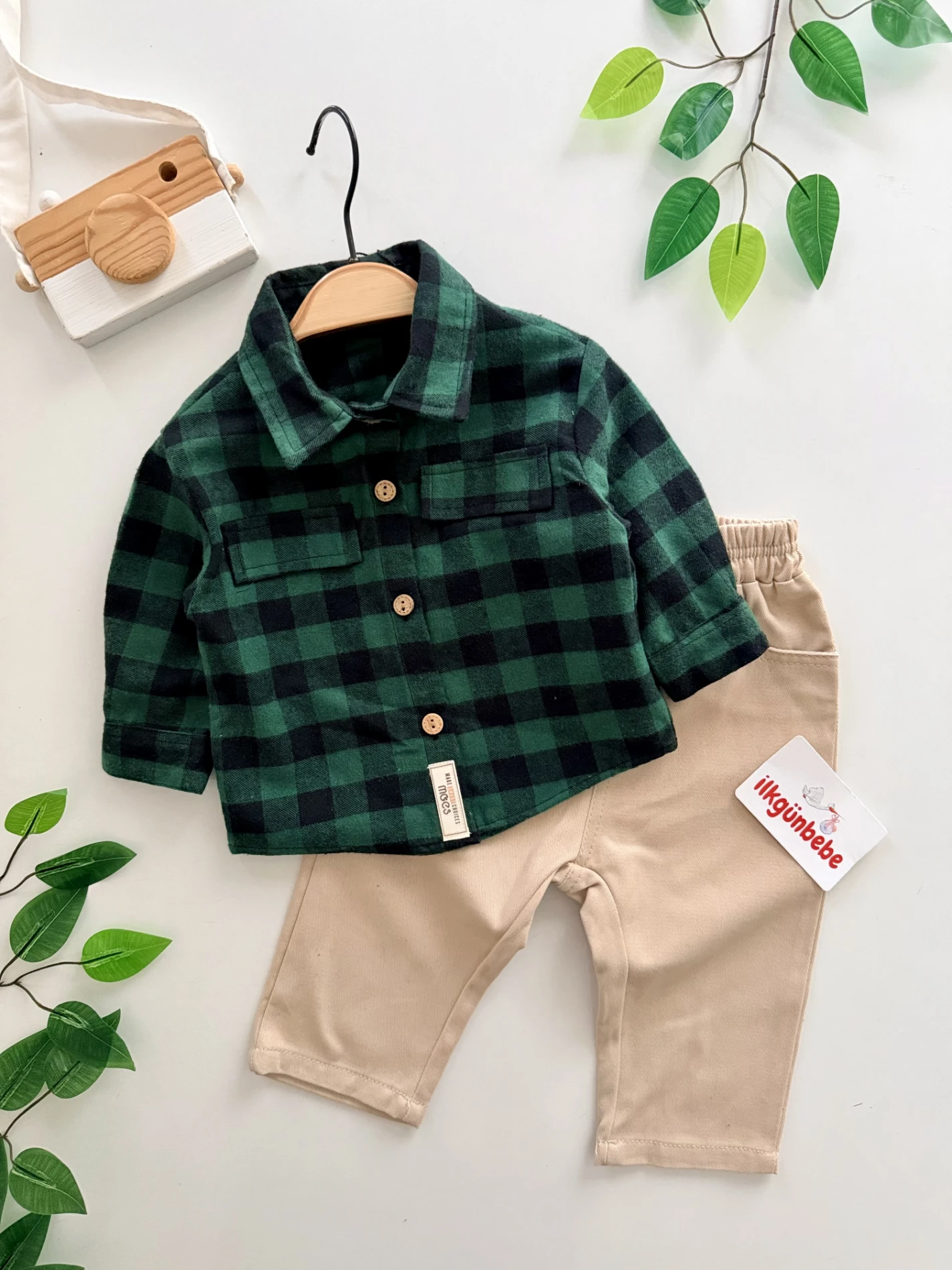 Ekose Oduncu Gömlekli Cool 2’li Takım