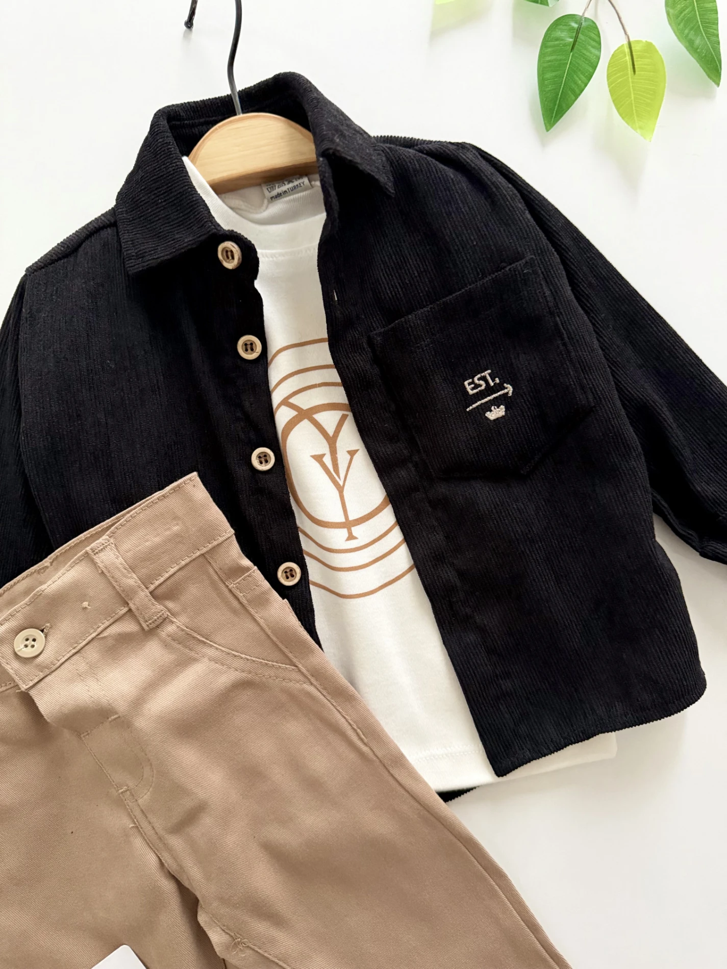 Premium Kalite Kadife Ceketli Bodyli 3’lü Takım