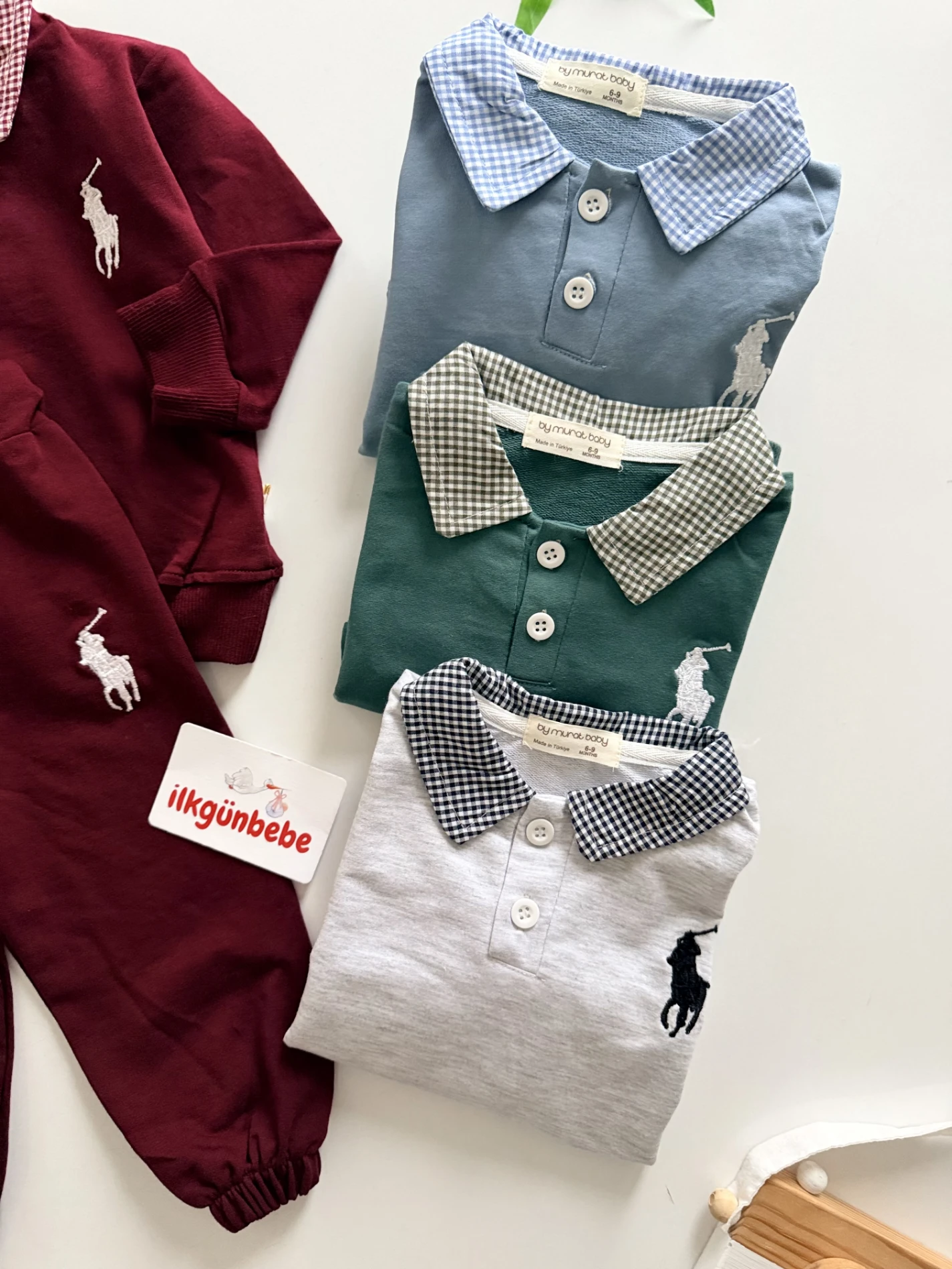 Marka Polo Yakalı 2 İp Mevsimlik 2’li Takım