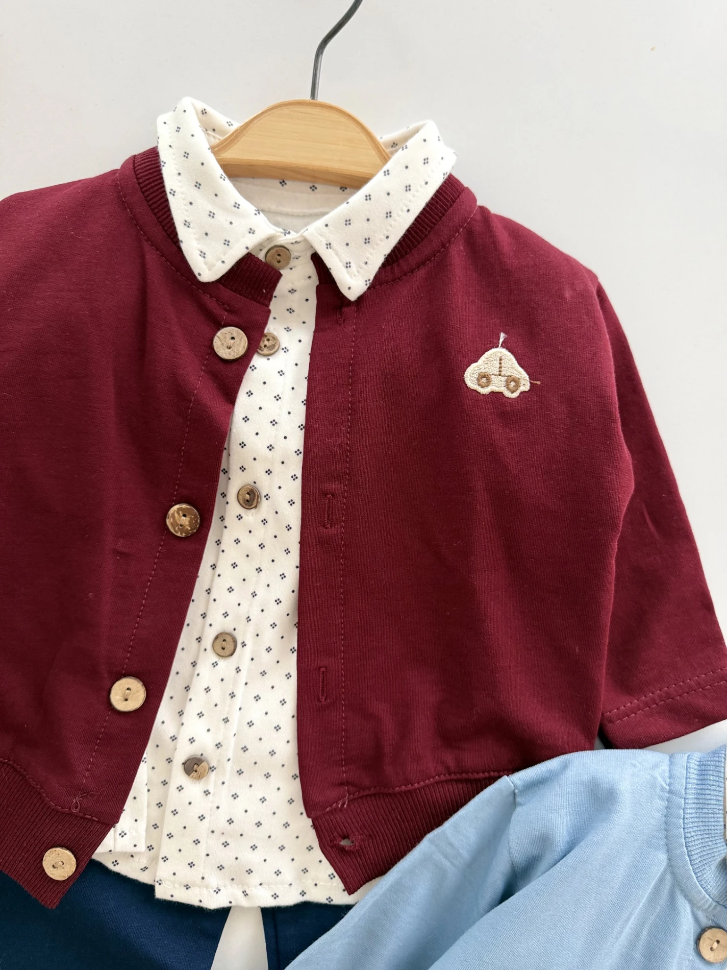 Araba Nakışlı Hırkalı 3’lü Premium Takım