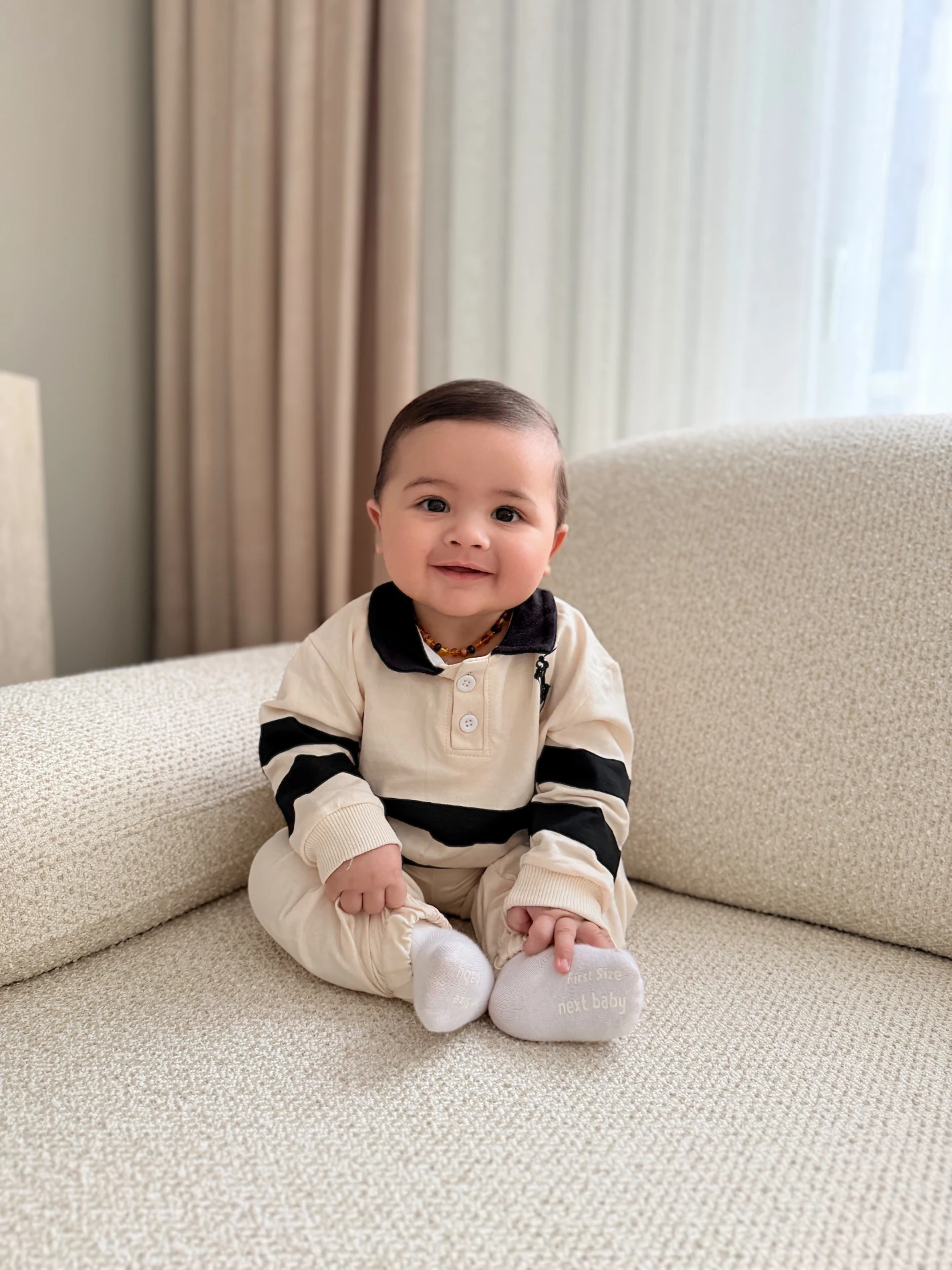 Marka Çizgili %100 Pamuk 2’li Takım