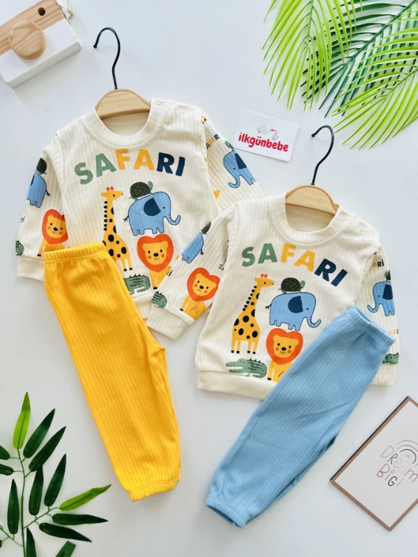 Safari Temalı Mevsimlik 2’li Takım