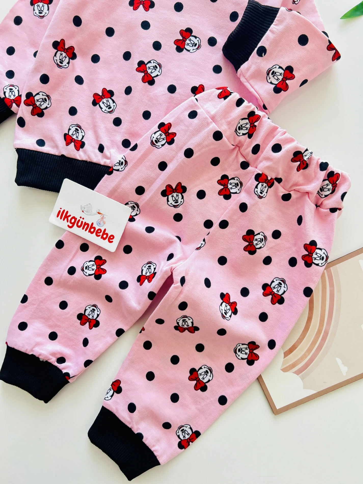 Mickey Mouse %100 Pamuk 2’li Mevsimlik Takım