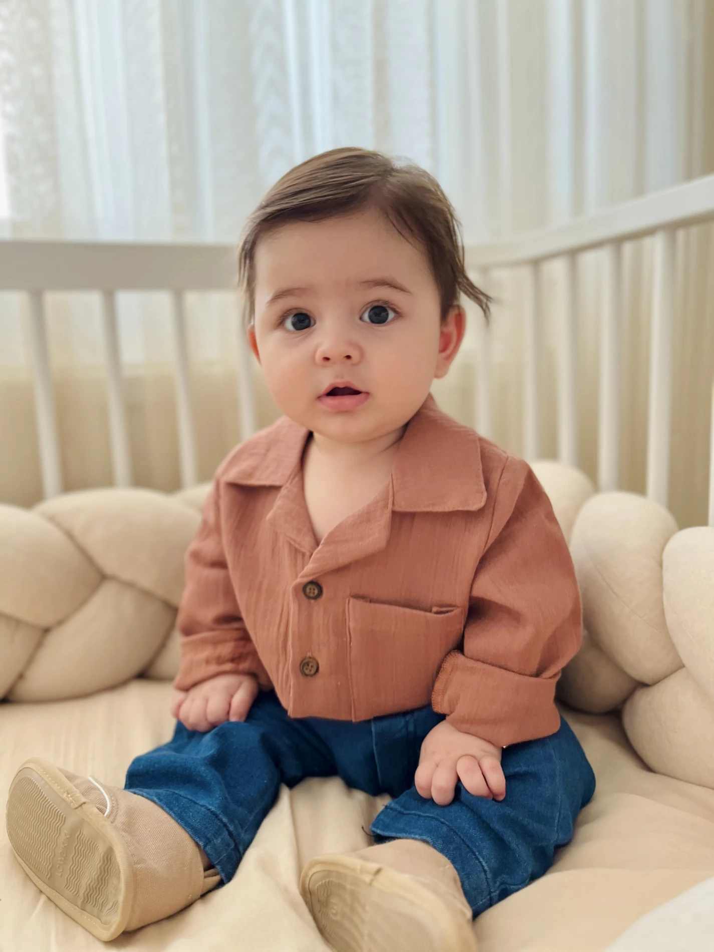 Müslin Kumaş Cepli Gömlekli Likralı Esnek Kumaş Pantalonlu %100 Pamuk Premium Kalite 2’li Takım