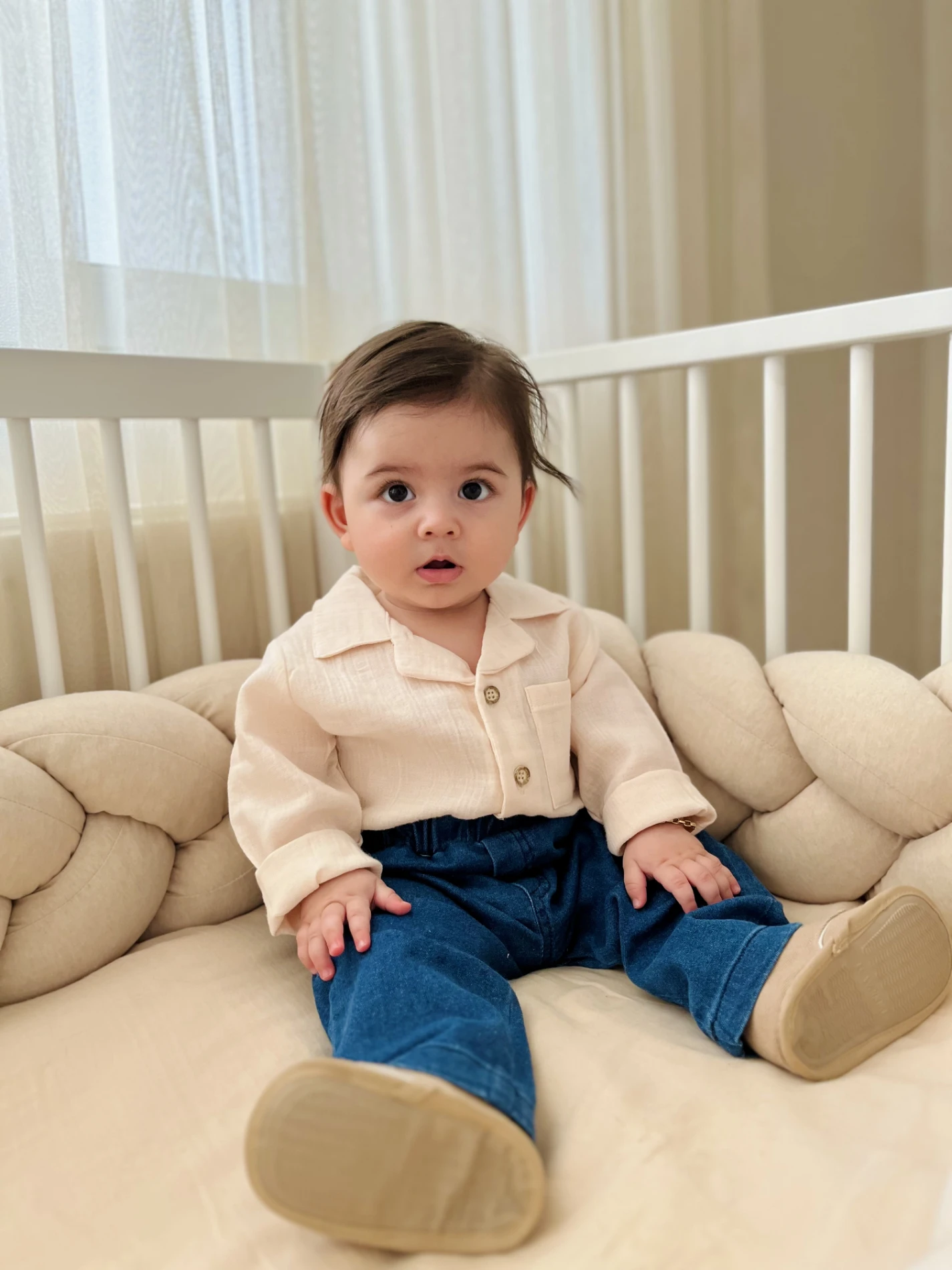 Müslin Kumaş Cepli Gömlekli Likralı Esnek Kumaş Pantalonlu %100 Pamuk Premium Kalite 2’li Takım
