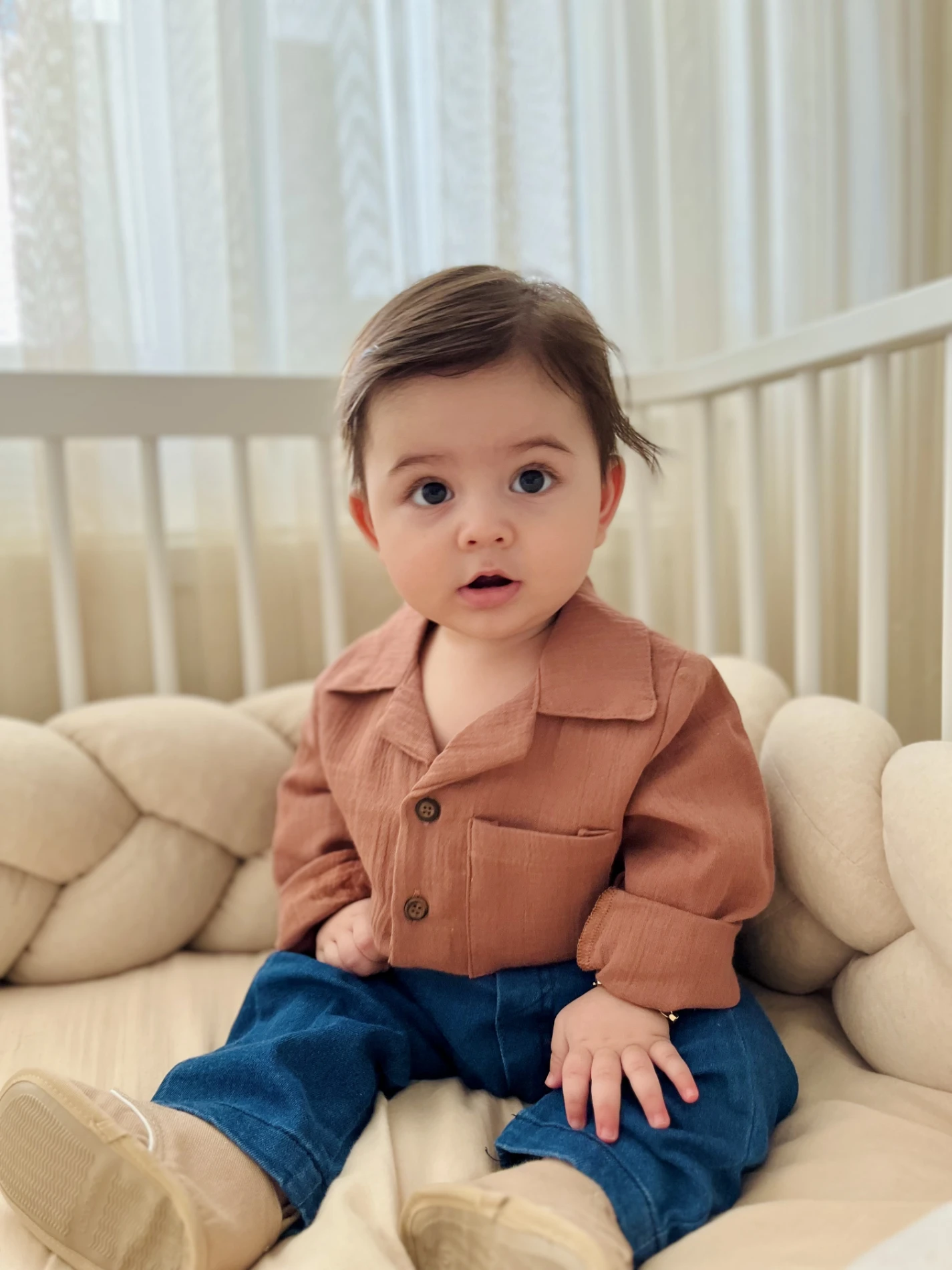 Müslin Kumaş Cepli Gömlekli Likralı Esnek Kumaş Pantalonlu %100 Pamuk Premium Kalite 2’li Takım