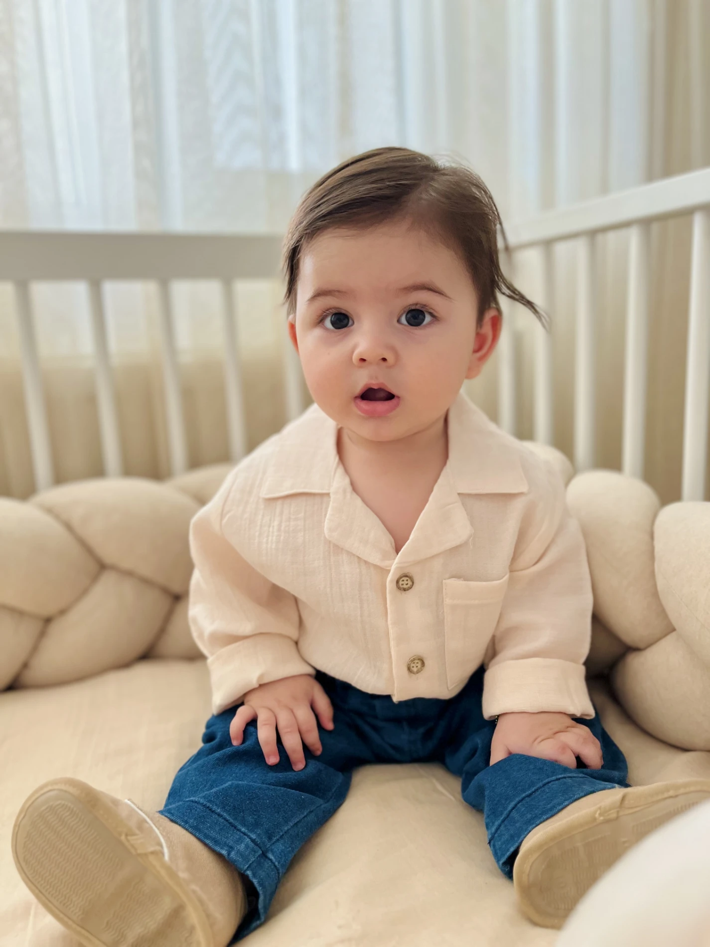 Müslin Kumaş Cepli Gömlekli Likralı Esnek Kumaş Pantalonlu %100 Pamuk Premium Kalite 2’li Takım
