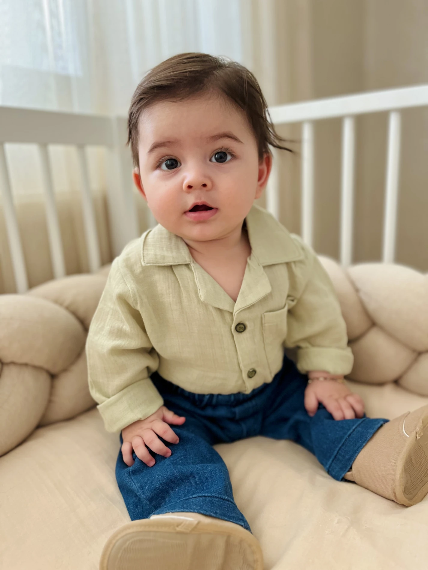 Müslin Kumaş Cepli Gömlekli Likralı Esnek Kumaş Pantalonlu %100 Pamuk Premium Kalite 2’li Takım