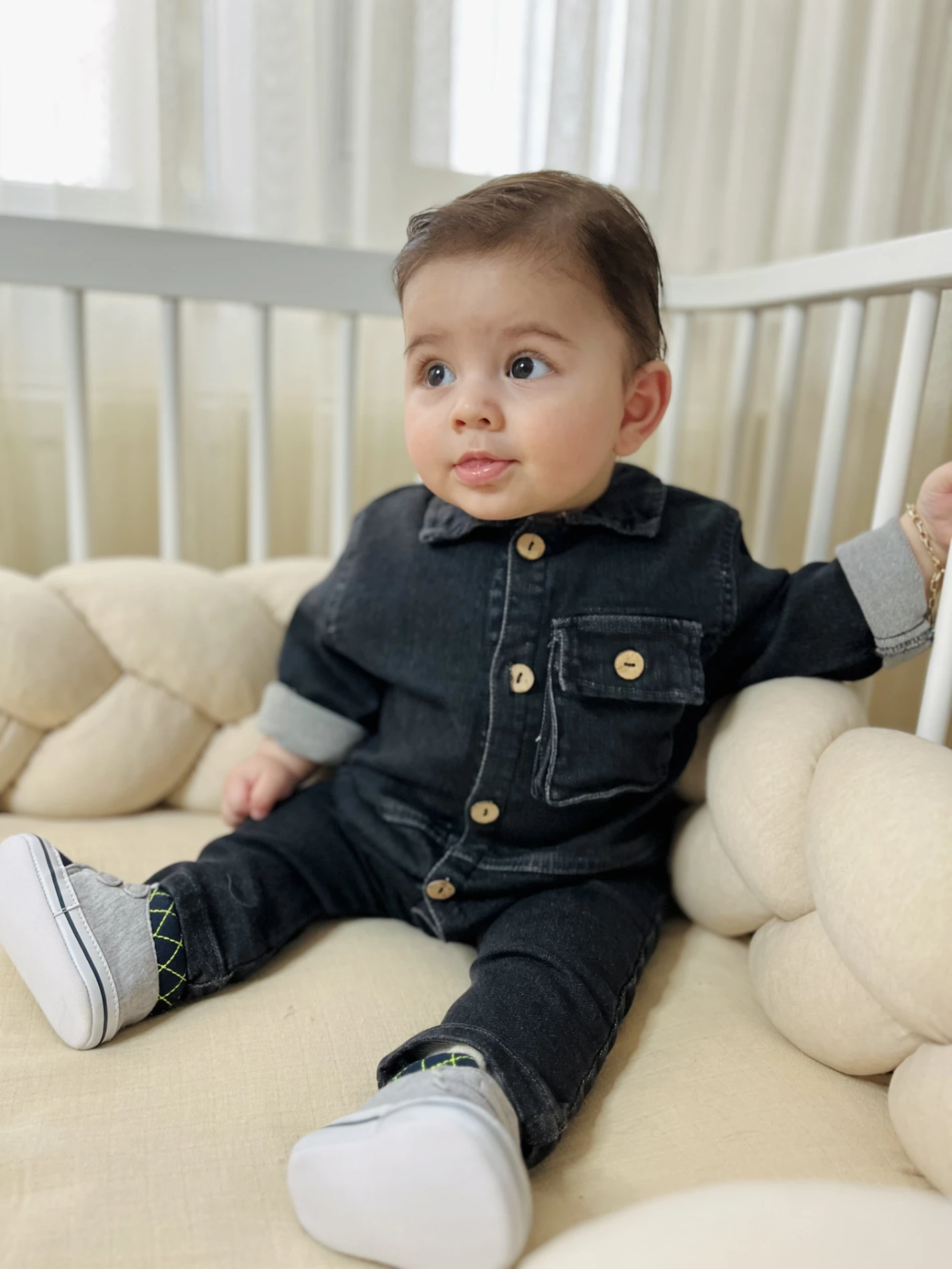 Likralı Yumuşacık Lacos Yaka %100 Pamuk Premium Kalite Likralı Esnek Unisex Kot Tulum