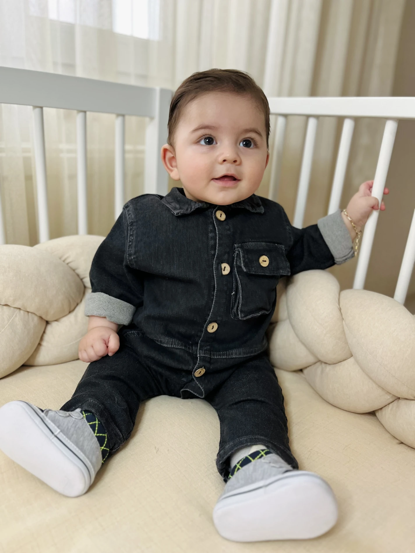 Likralı Yumuşacık Lacos Yaka %100 Pamuk Premium Kalite Likralı Esnek Unisex Kot Tulum