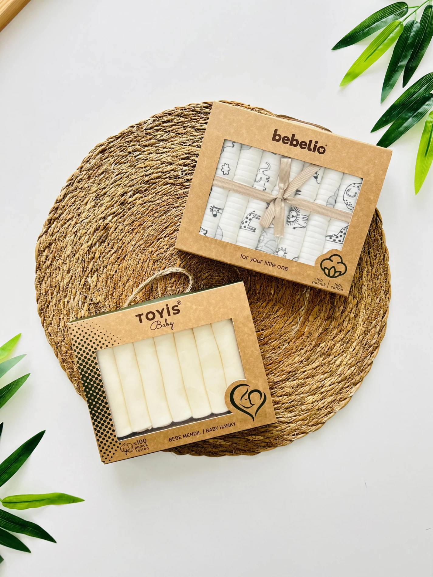 %100 Pamuk 7’li Ağız Mendil Set