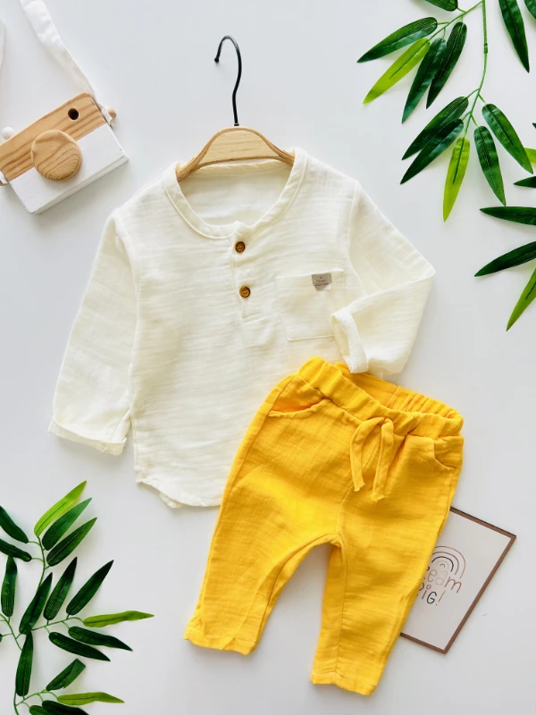 Müslin Kumaş 2’li Yumuşacık Takım