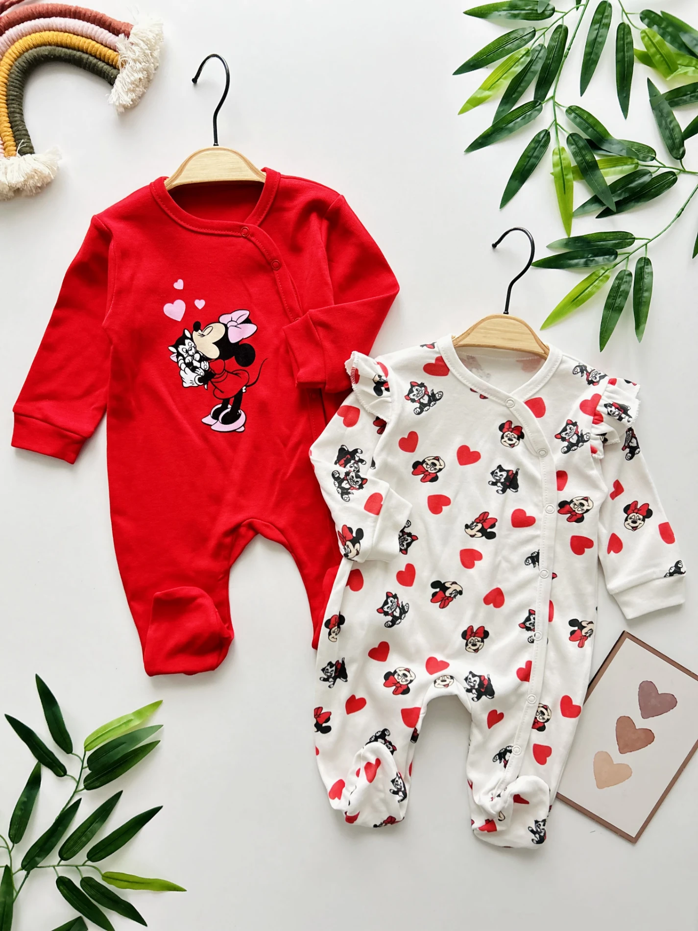 Minnie Mouse %100 Pamuk 2’li Tulum Set