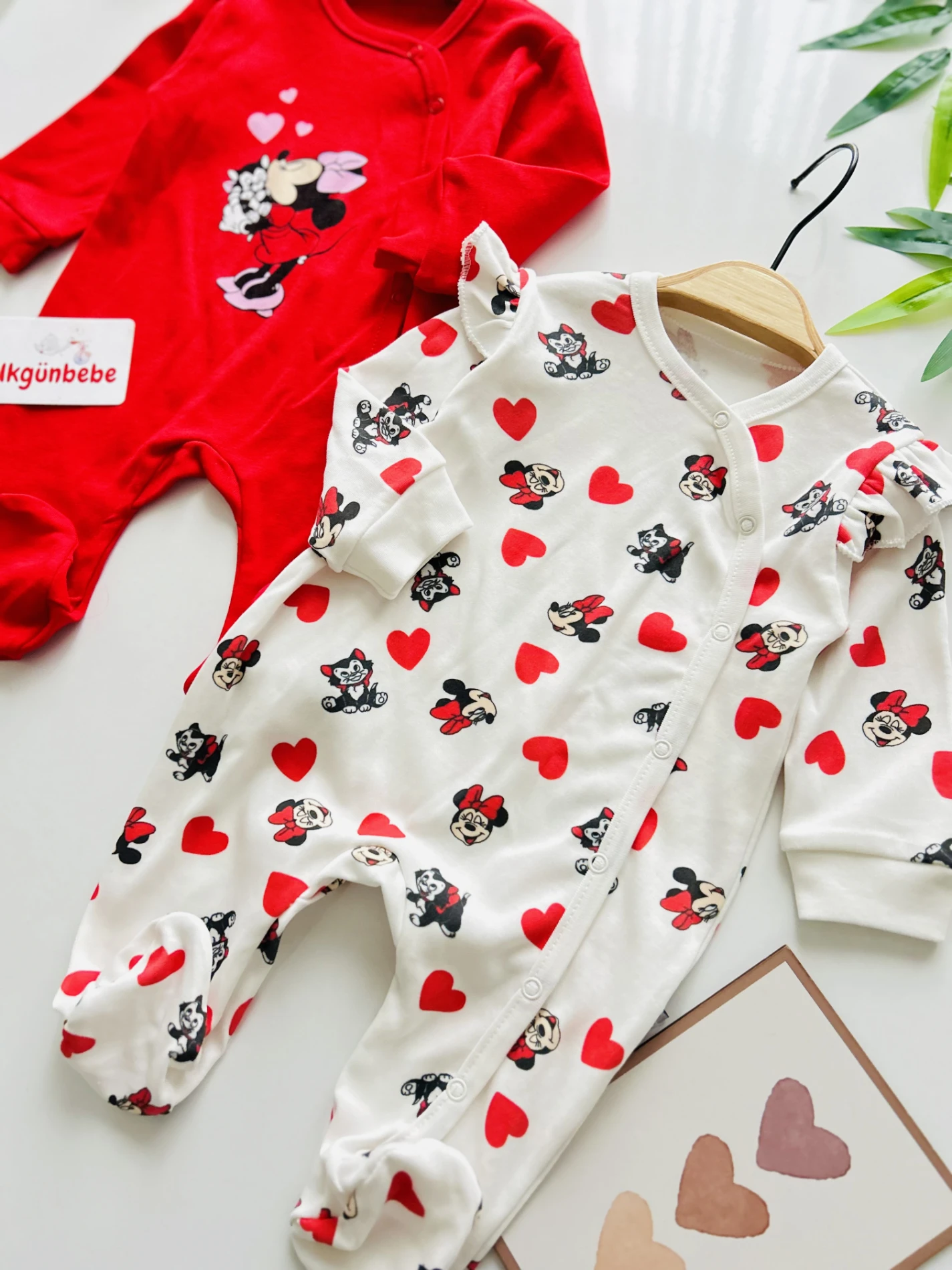 Minnie Mouse %100 Pamuk 2’li Tulum Set