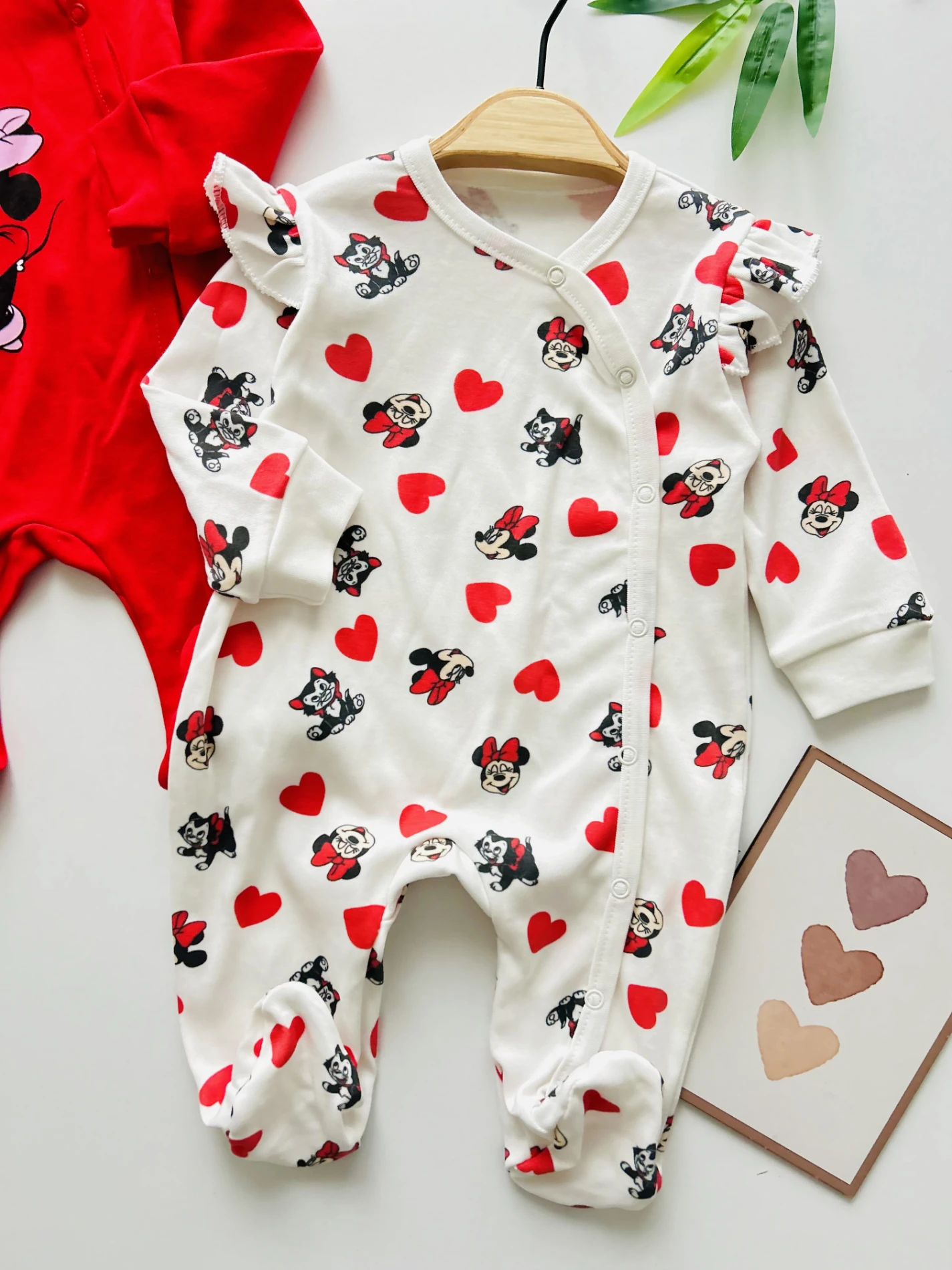 Minnie Mouse %100 Pamuk 2’li Tulum Set