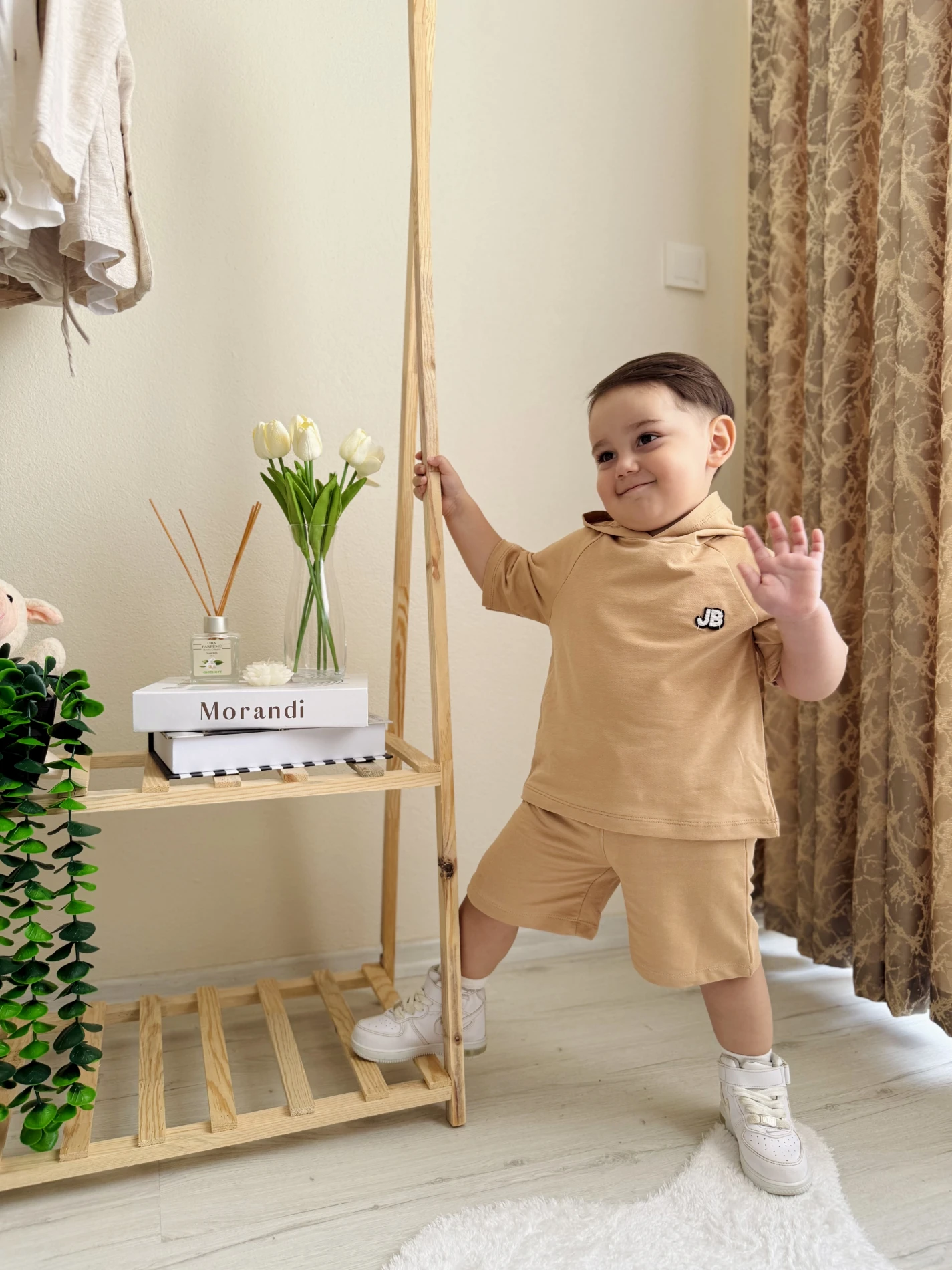 Kapüşonlu Soft Basic Şortlu 2’li Takım