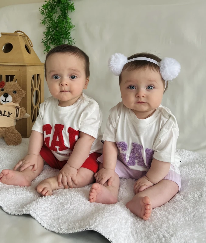 Gap Baskılı Rahat 2’li Unisex Spor Takım