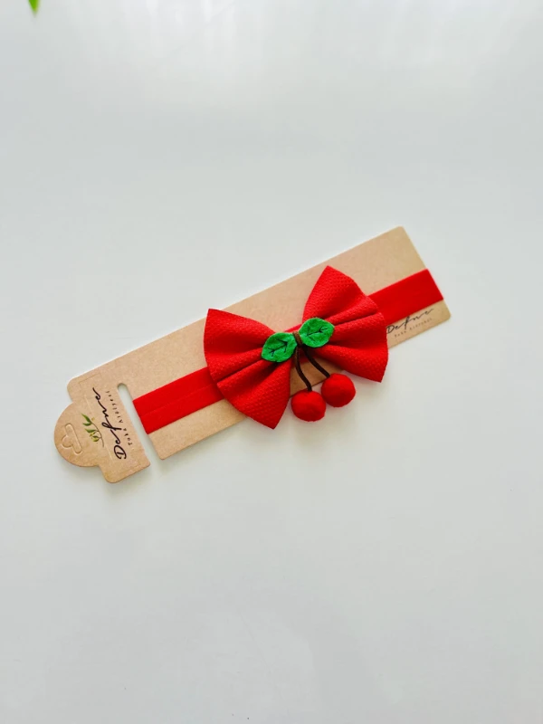 Kiraz  Desenli Bandana