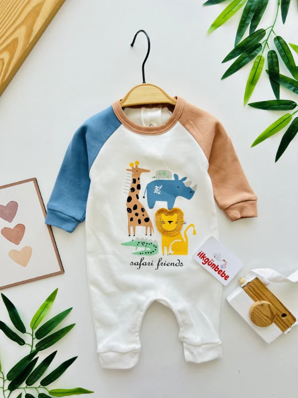 Safari Friends %100 Pamuk Tulum